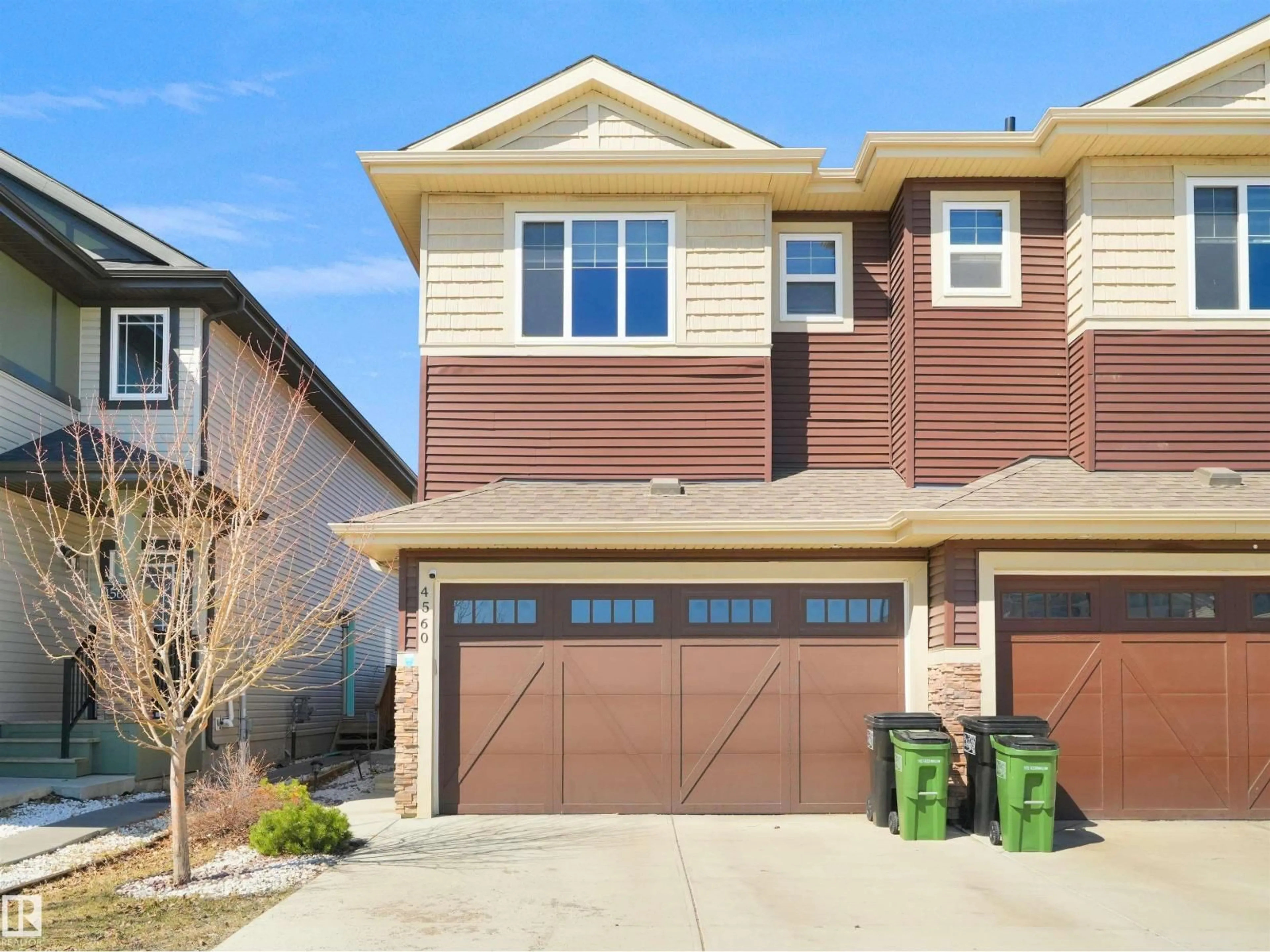 Home with vinyl exterior material, street for 4560 ALWOOD WY, Edmonton Alberta T6W3A4