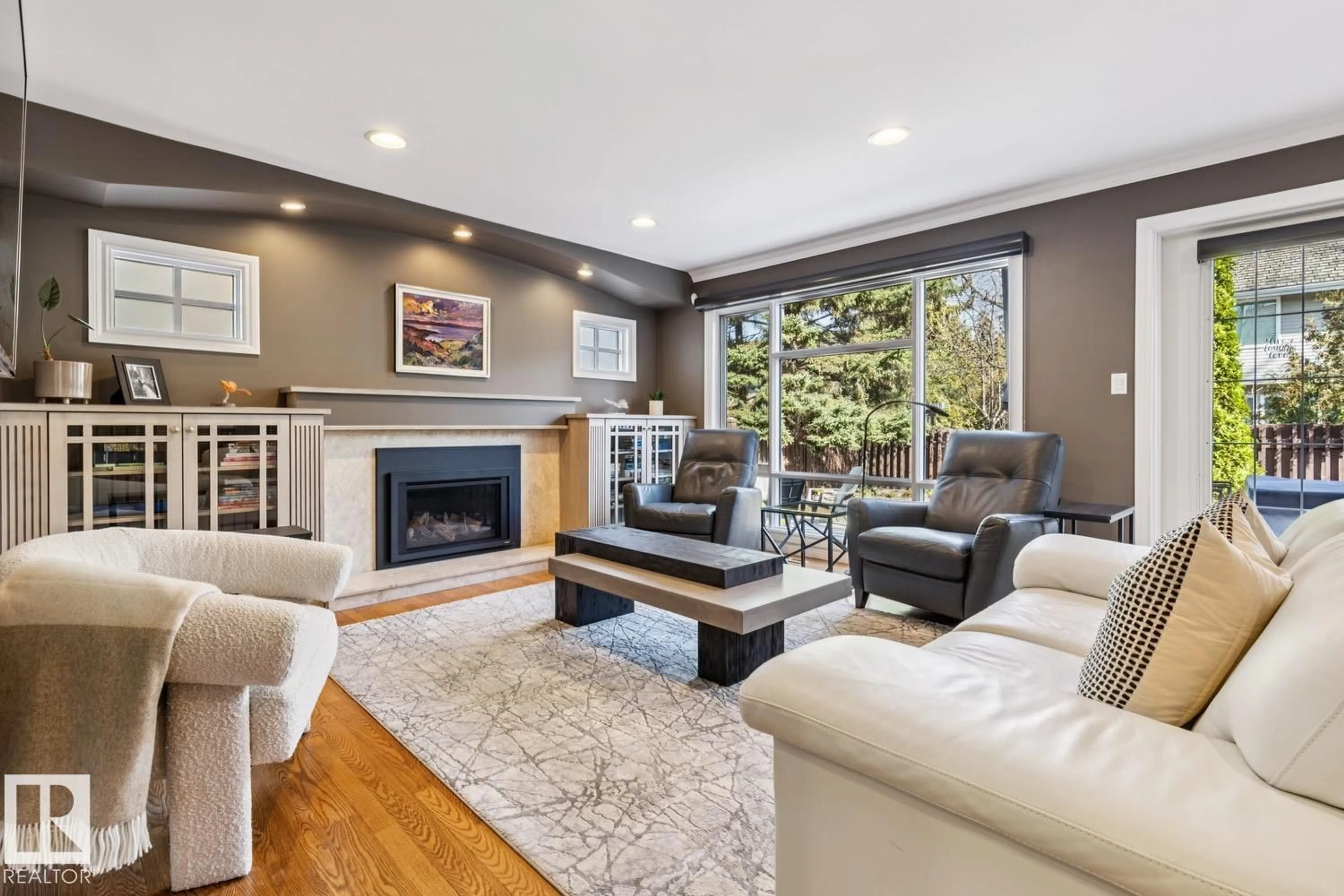 Living room with furniture, unknown for 701 ROMANIUK RD, Edmonton Alberta T6R1A4