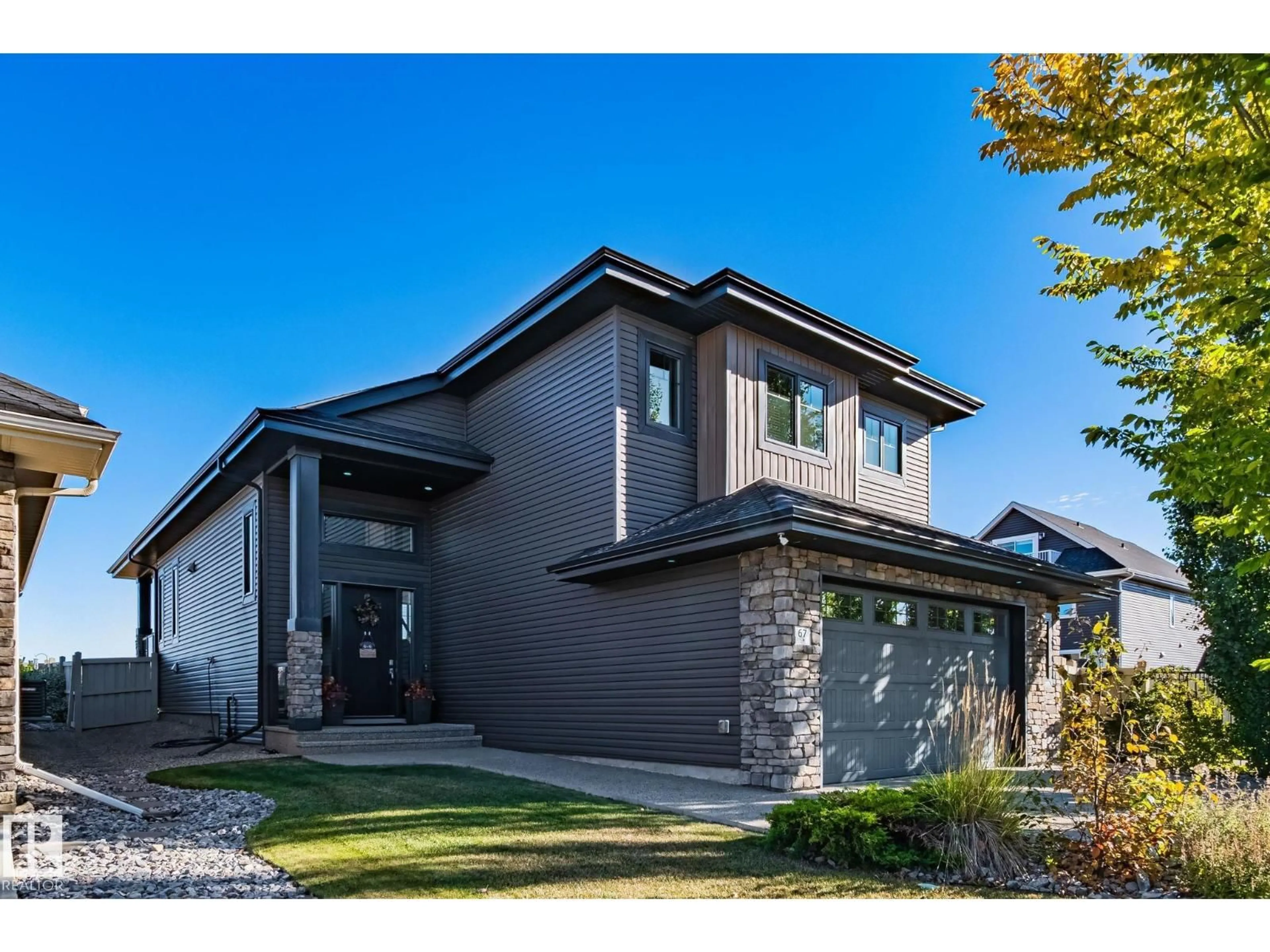 Home with brick exterior material, street for 67 ENCHANTED WY, St. Albert Alberta T8N7R7