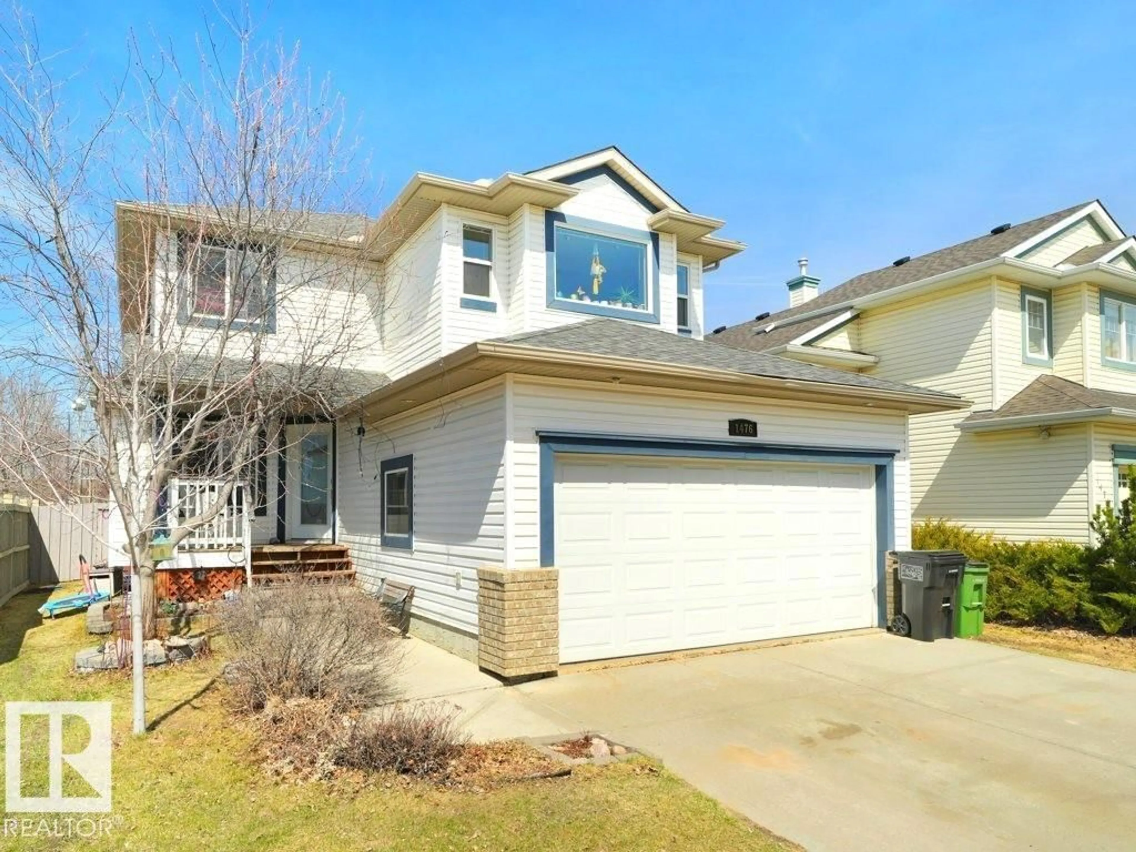 Home with vinyl exterior material, street for 1476 MCMILLIAN WY, Edmonton Alberta T6W1V4