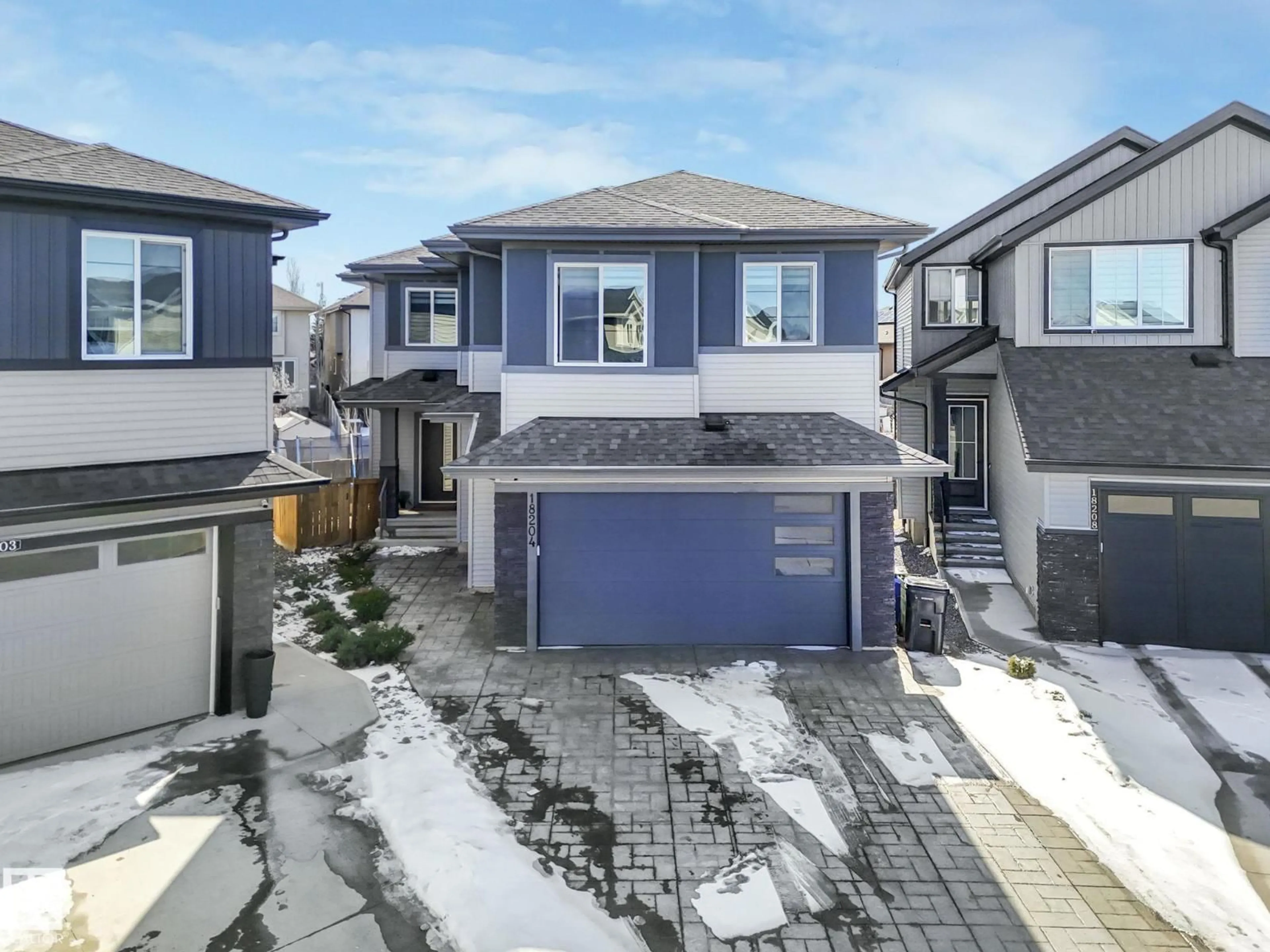 A pic from outside/outdoor area/front of a property/back of a property/a pic from drone, street for 18204 90 ST, Edmonton Alberta T5Z0S7
