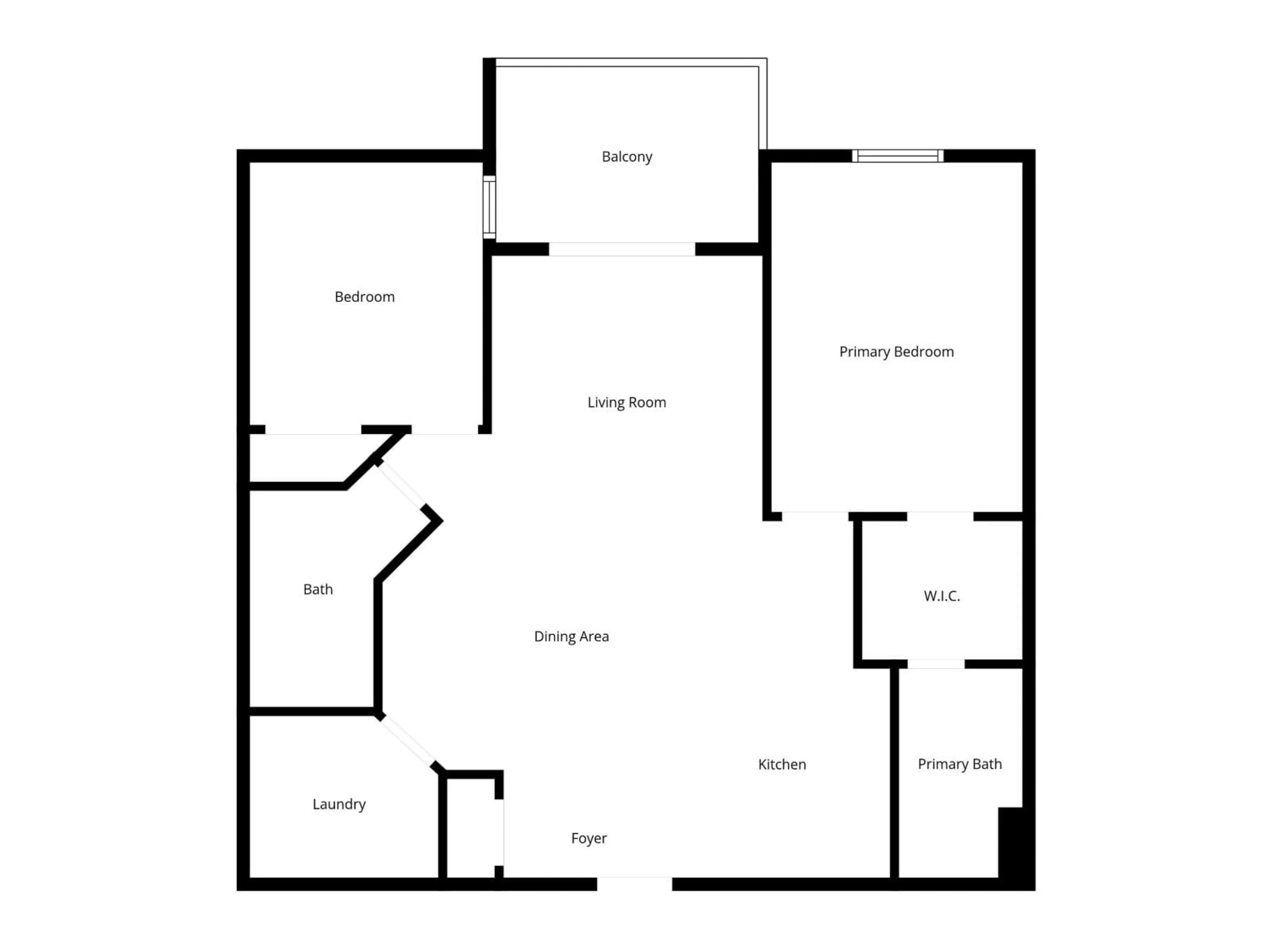 Floor plan for #307 - 10611 117 ST, Edmonton Alberta T5H0G6