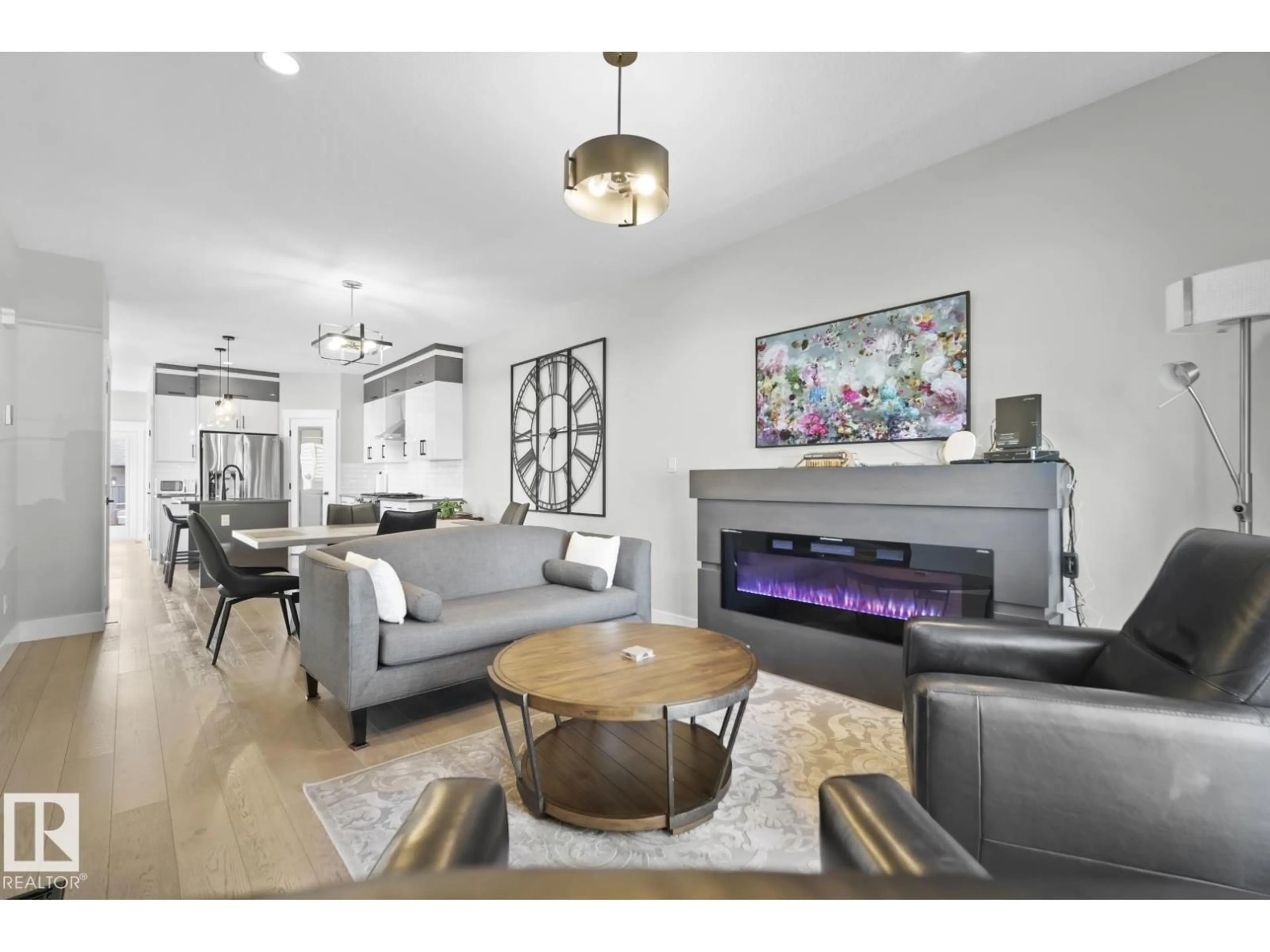 Living room with furniture, unknown for NW - 10427 146 ST, Edmonton Alberta T5N3A5