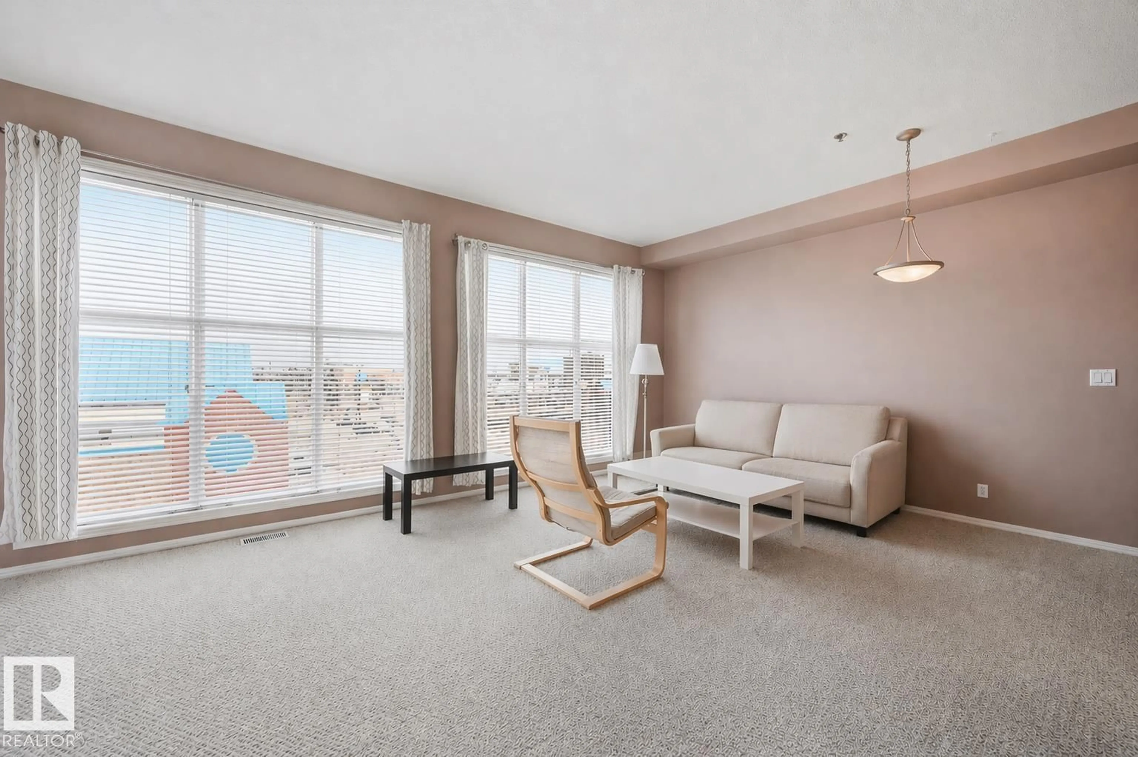 Living room with furniture, unknown for 369 4823 104A ST NW, Edmonton Alberta T6H0R5