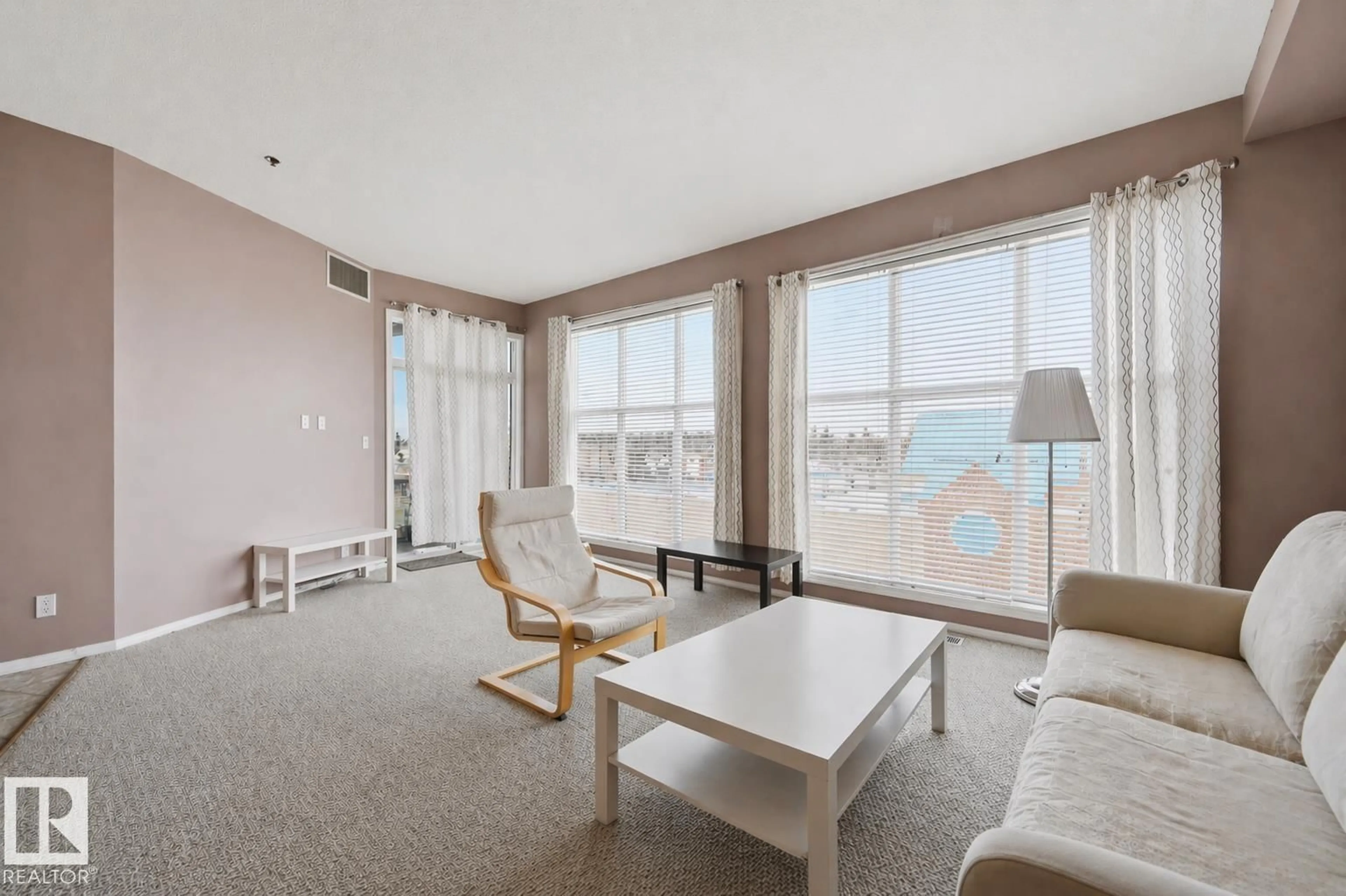 Living room with furniture, unknown for 369 4823 104A ST NW, Edmonton Alberta T6H0R5