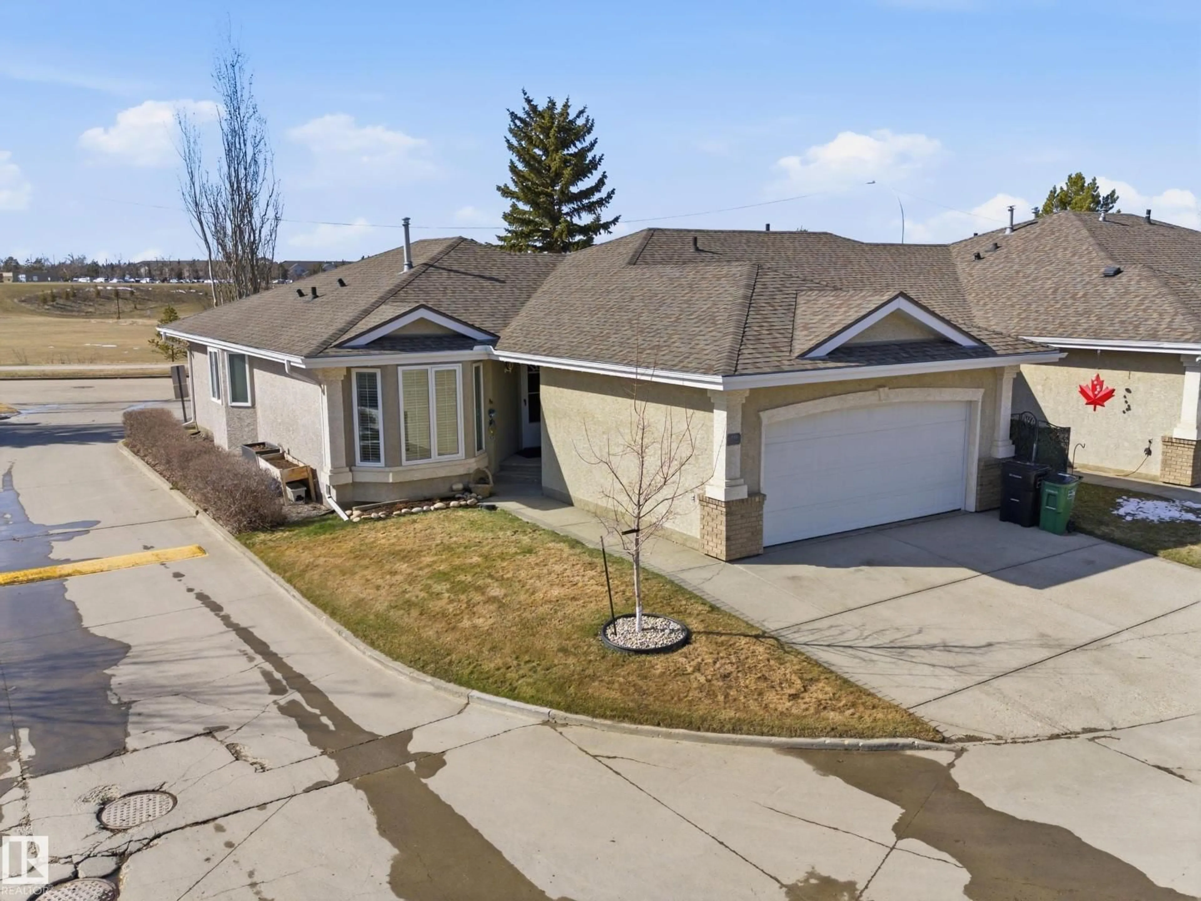 A pic from outside/outdoor area/front of a property/back of a property/a pic from drone, street for 295 YOUVILLE DR, Edmonton Alberta T6L7E7