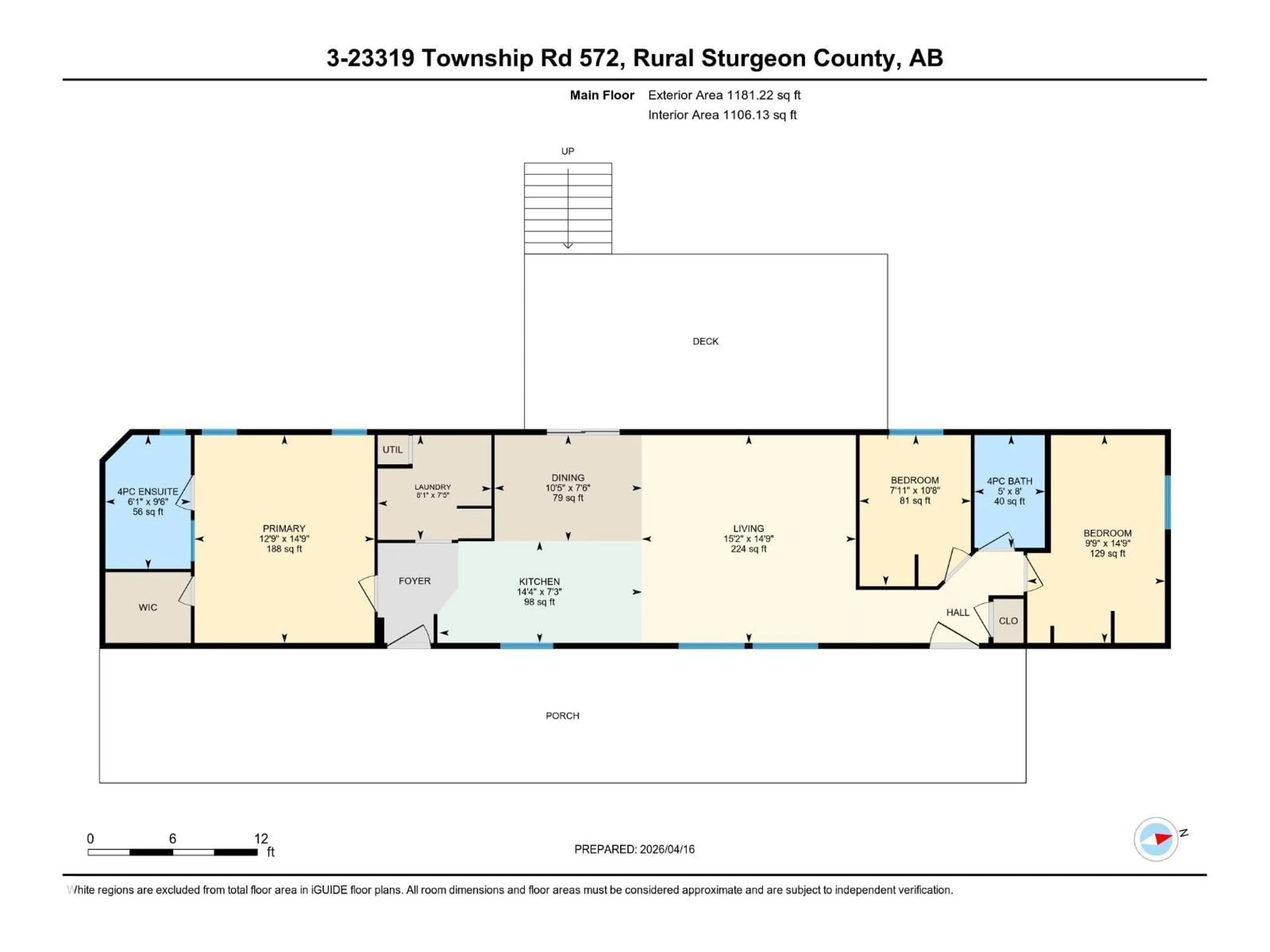 Floor plan for #3 - 23319 TWP RD 572, Rural Sturgeon County Alberta T0A0K0