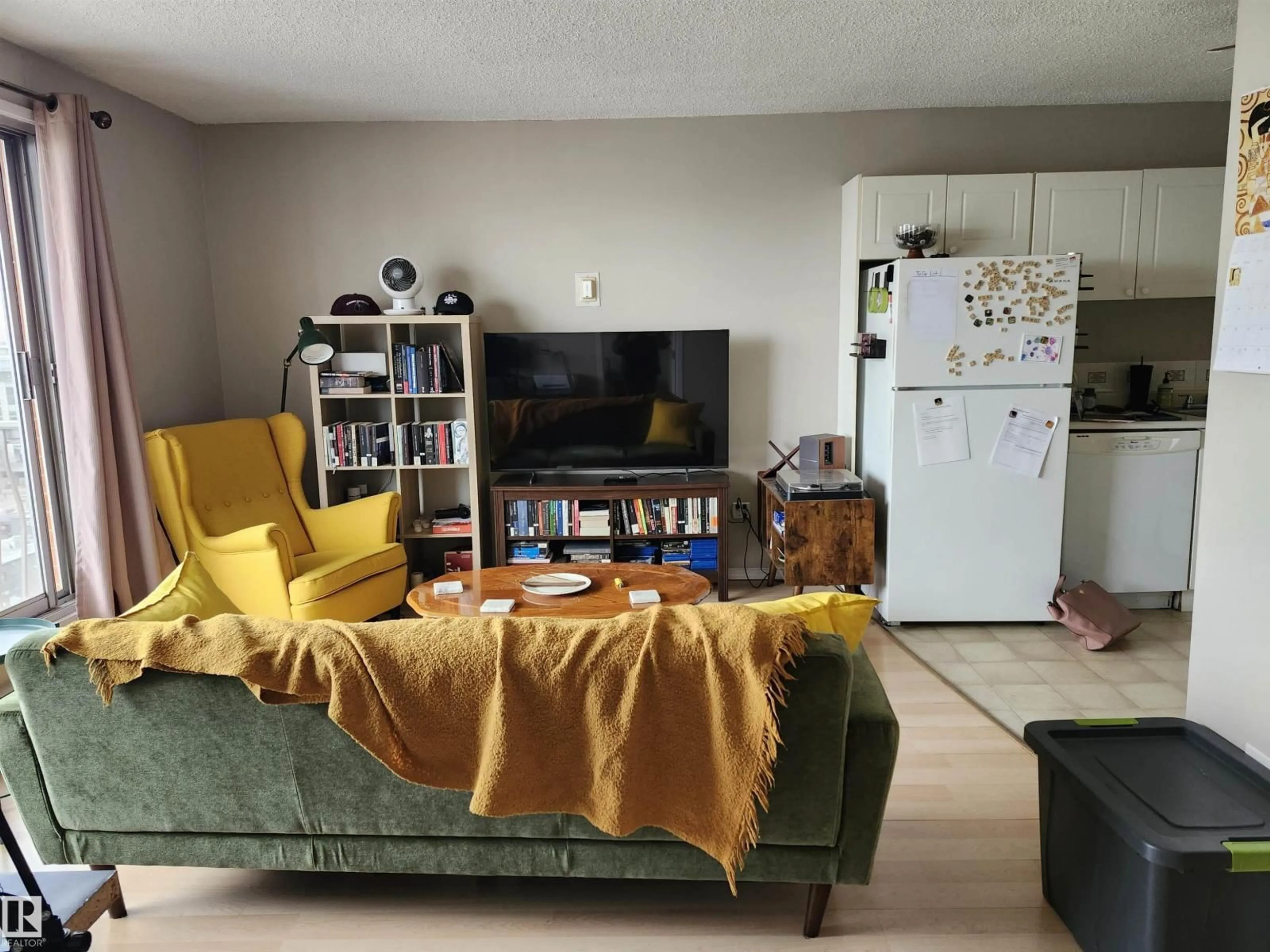 Living room with furniture, unknown for 10150 - 1505 117 ST, Edmonton Alberta T5K2J2