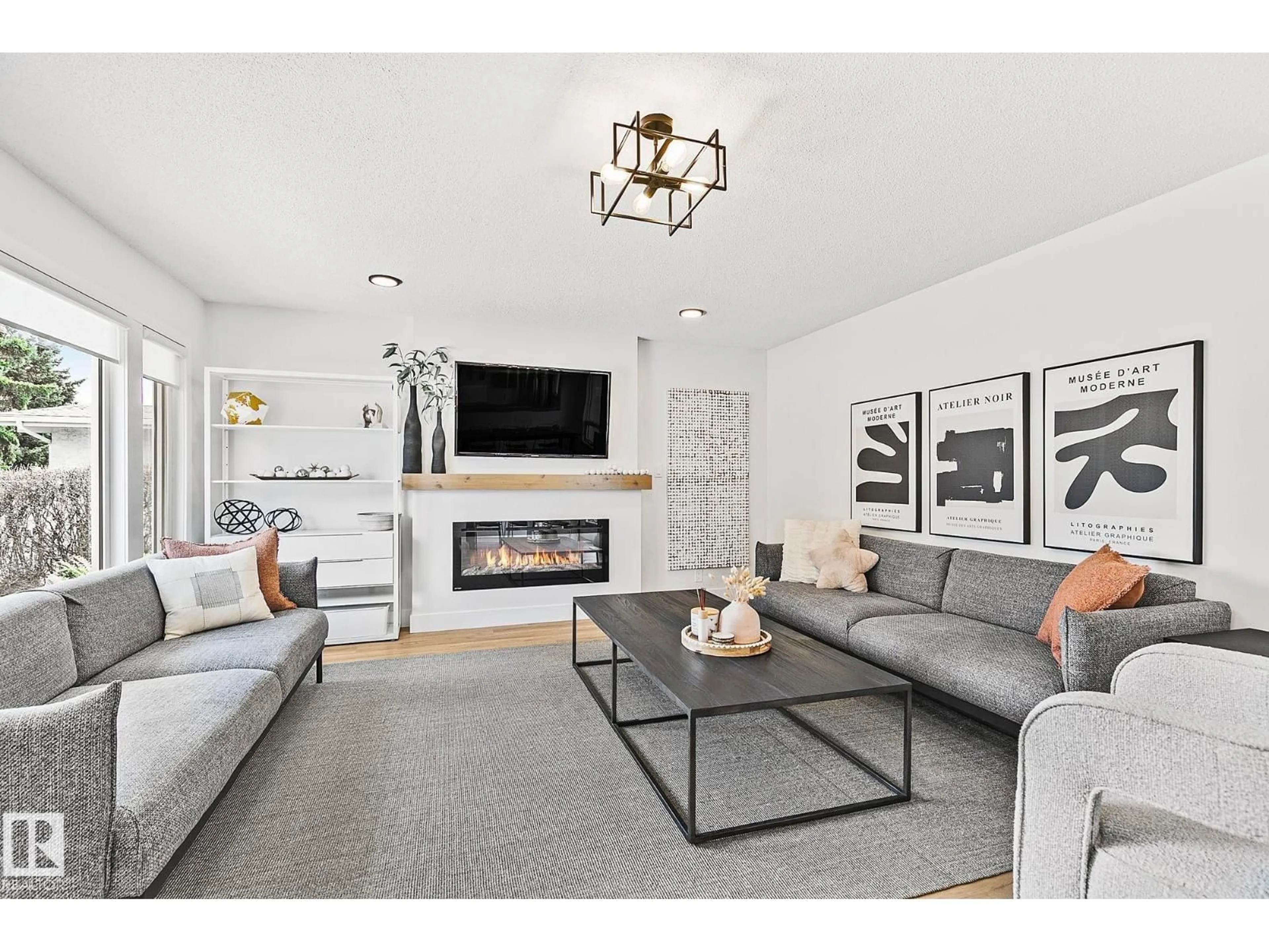 Living room with furniture, unknown for 15011 77 AV, Edmonton Alberta T5R3B5