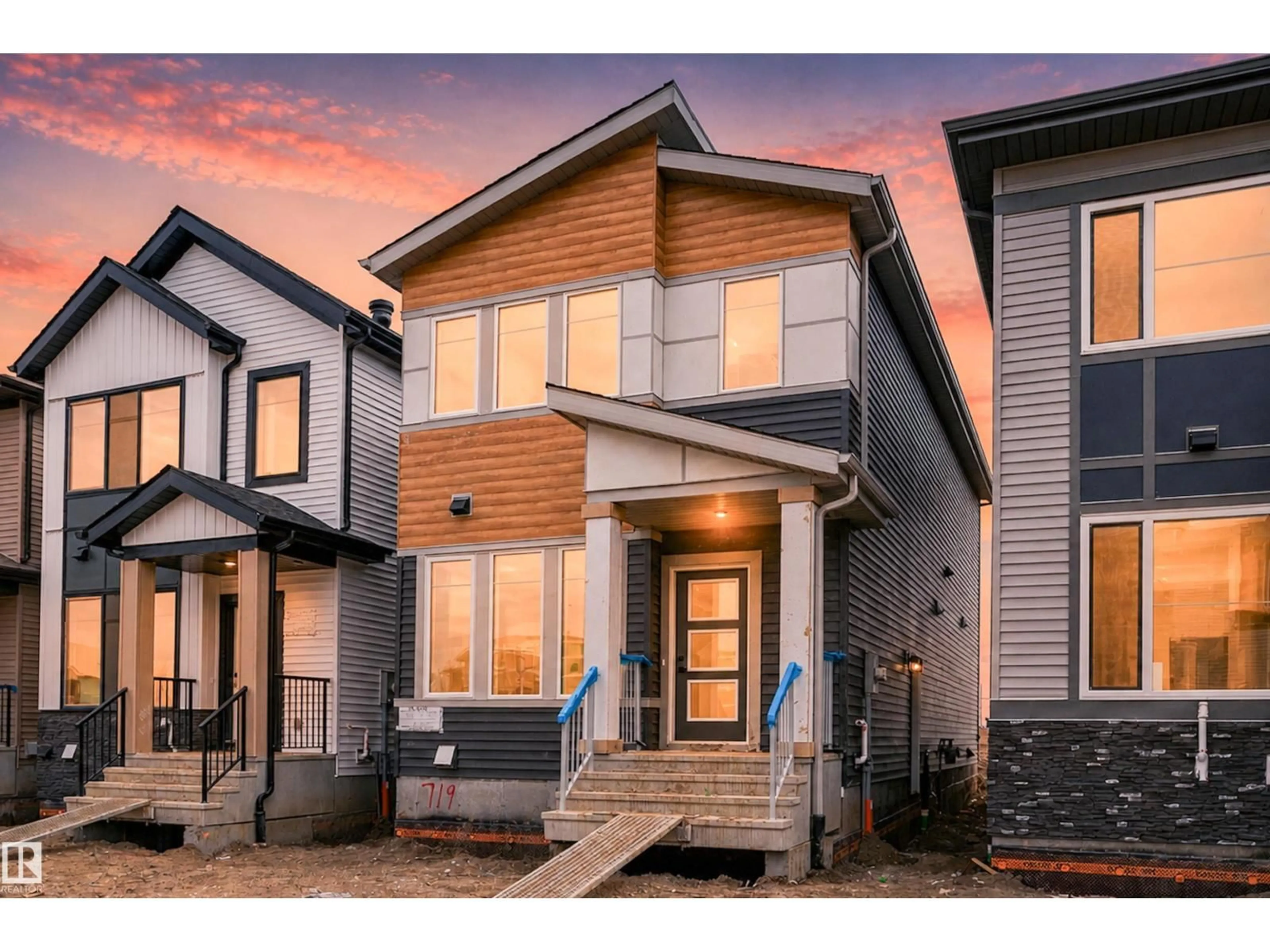 Home with brick exterior material, street for 719 30 ST, Edmonton Alberta T6X3M3