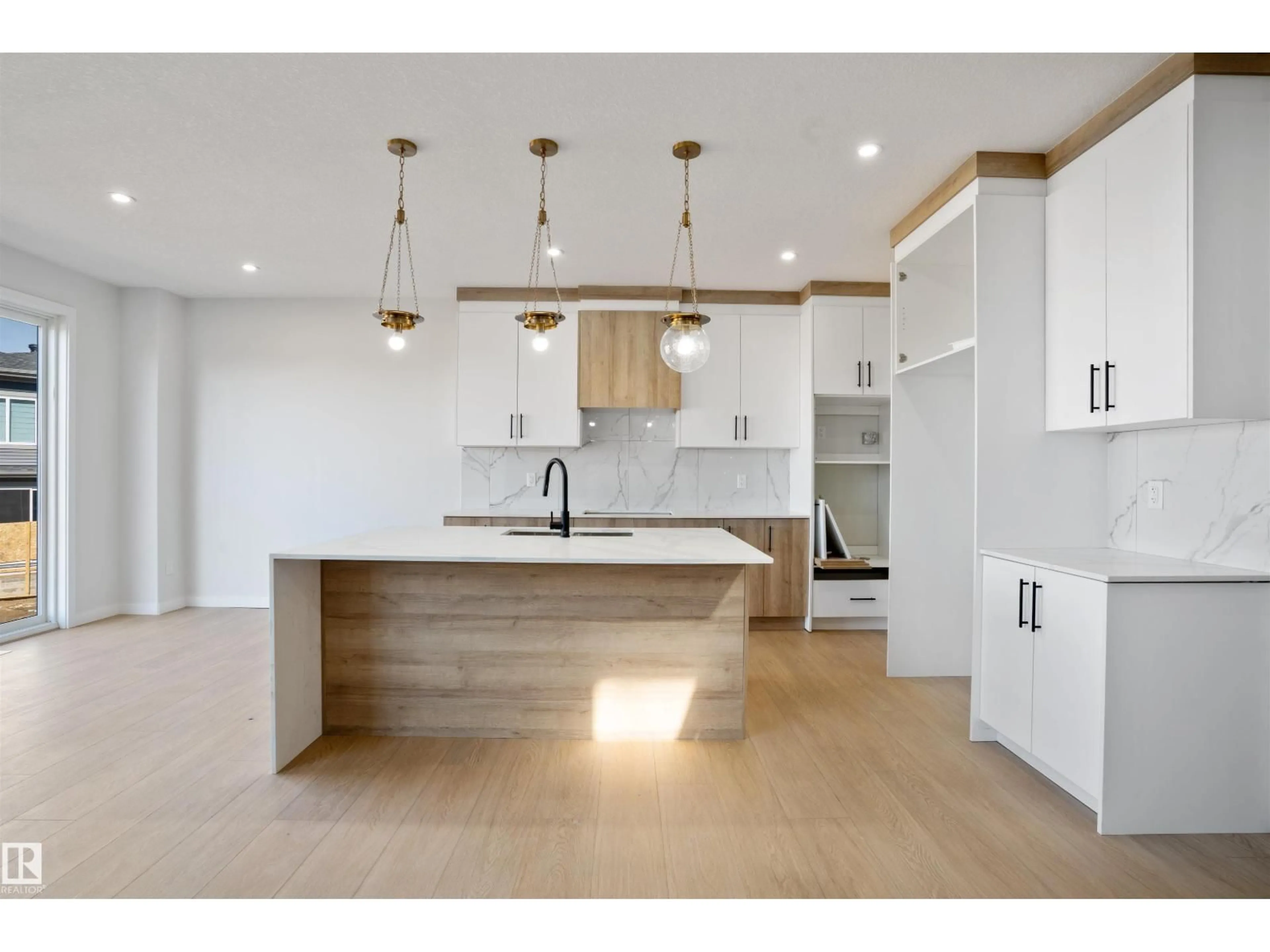 Open concept kitchen, unknown for 1849 CROSSBILL LO, Edmonton Alberta T5S0W4