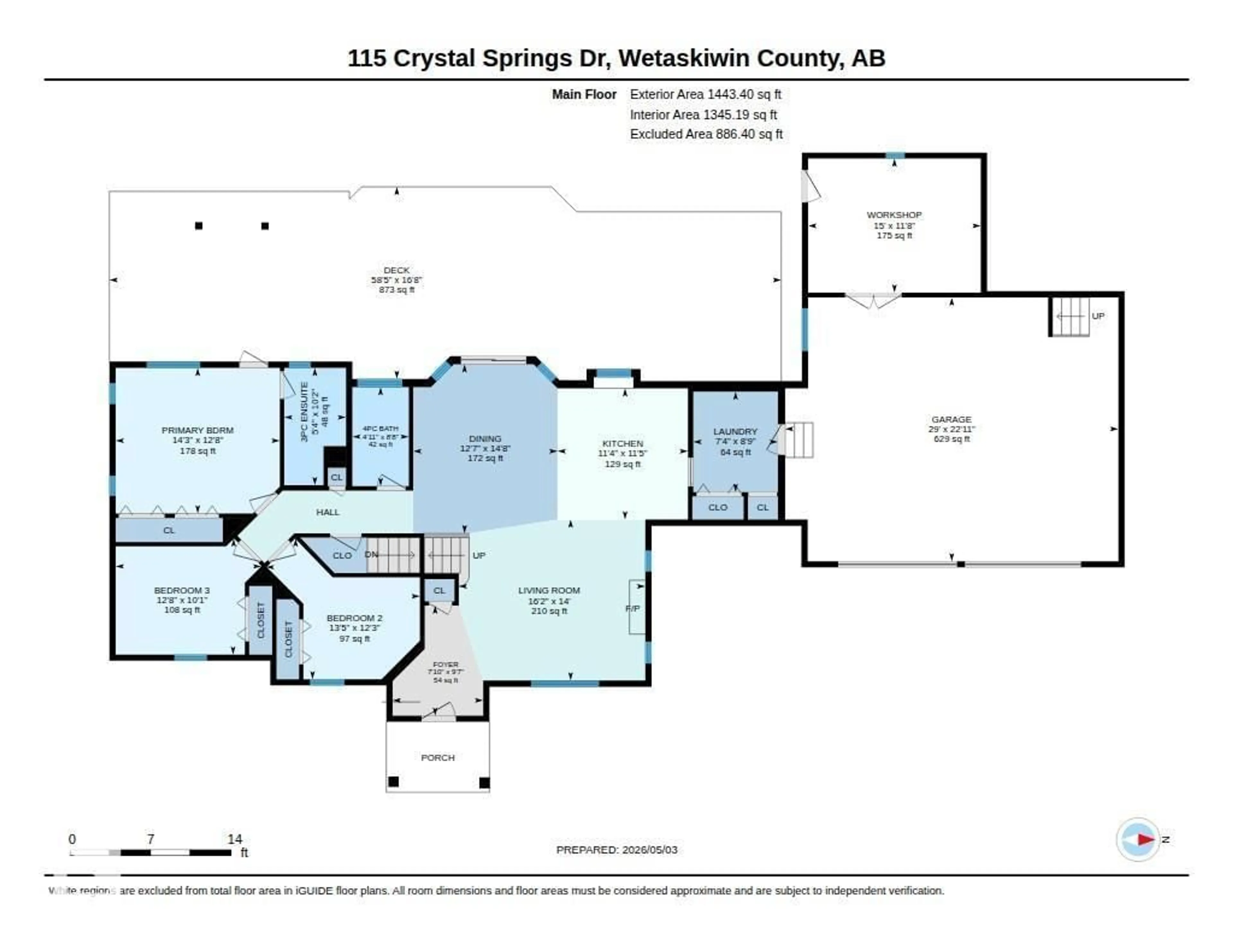 Floor plan for 115 CRYSTAL SPRINGS DR, Rural Wetaskiwin County Alberta T0C2V0