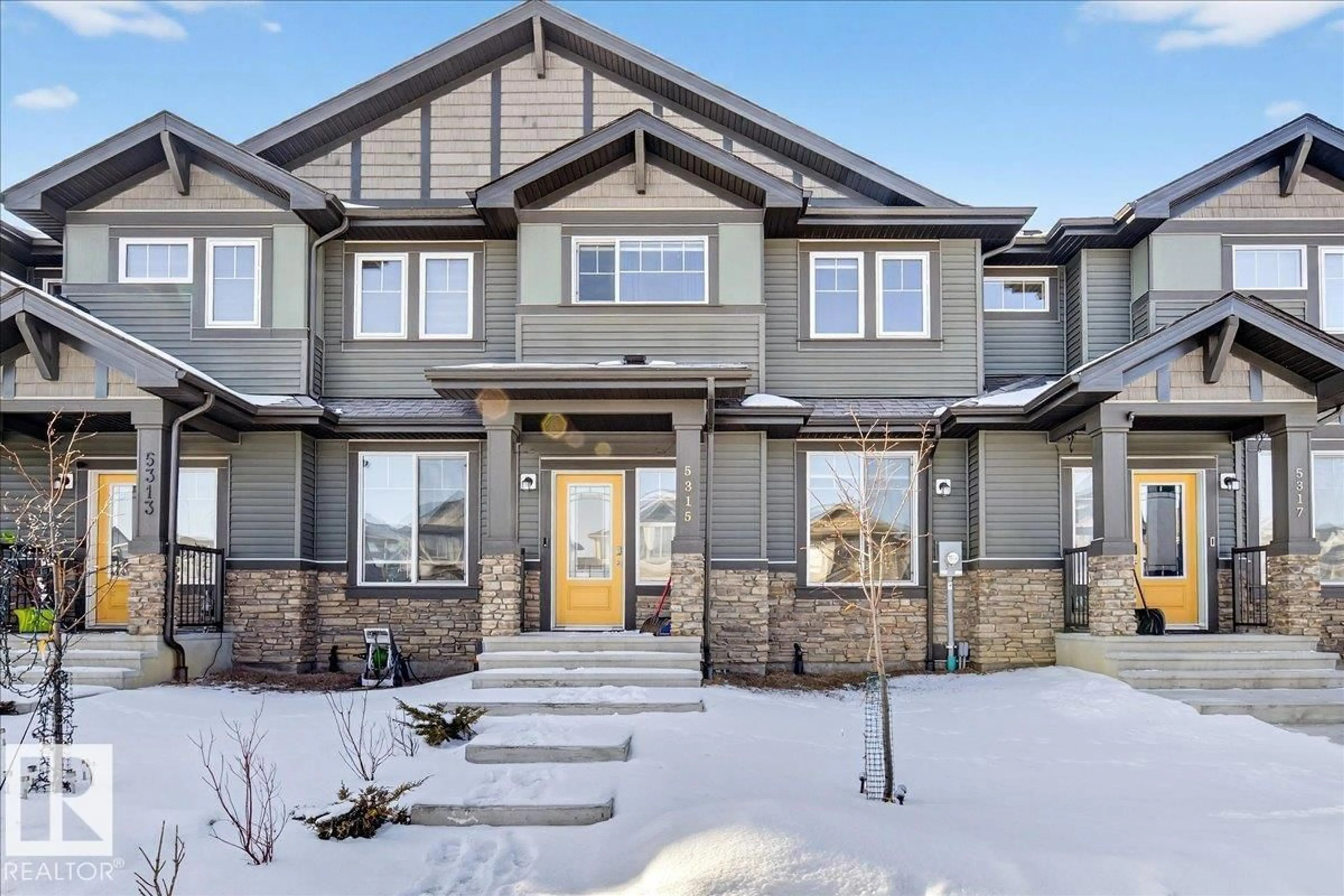 Home with brick exterior material, street for 5315 22 AV, Edmonton Alberta T6X2H8