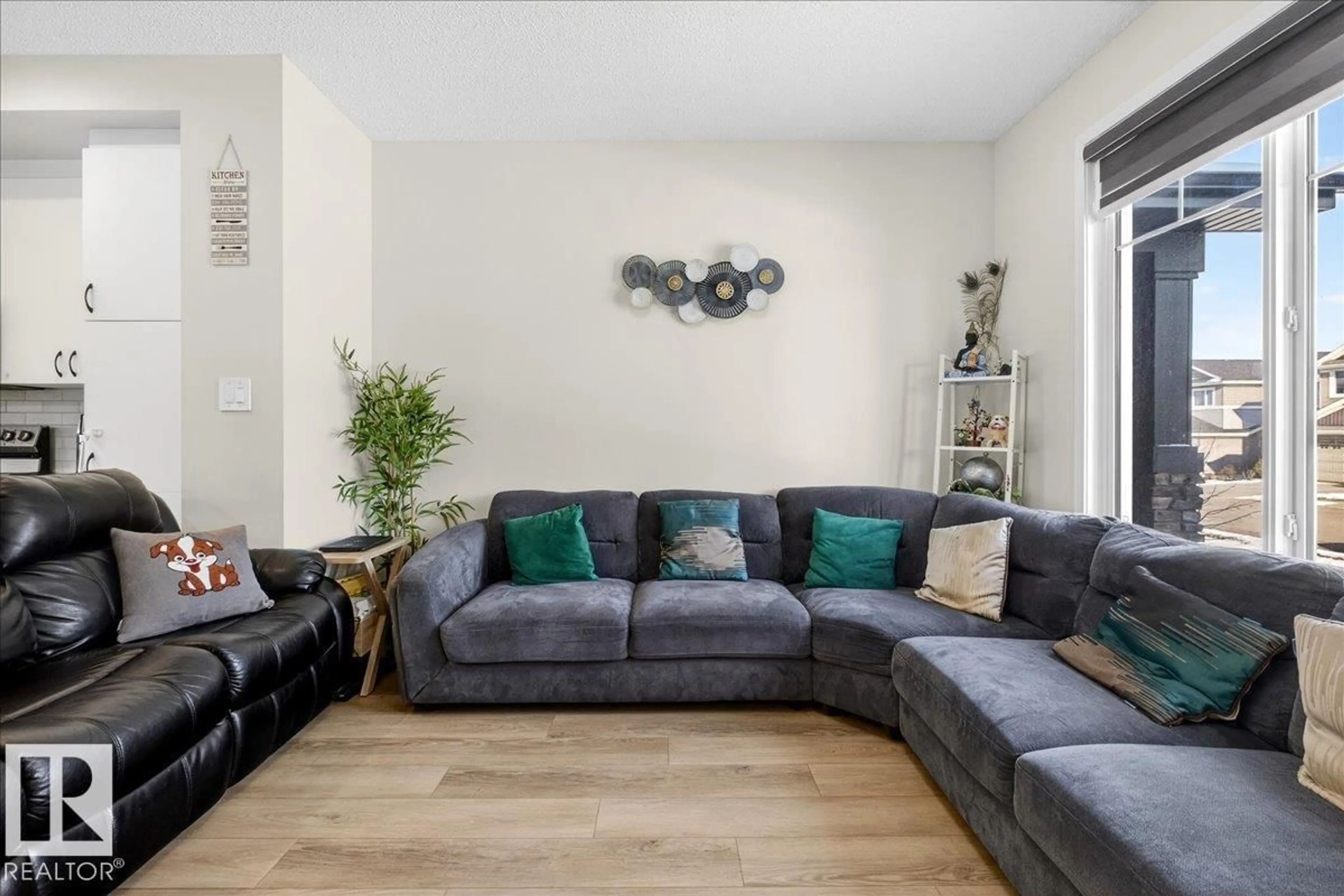 Living room with furniture, unknown for 5315 22 AV, Edmonton Alberta T6X2H8