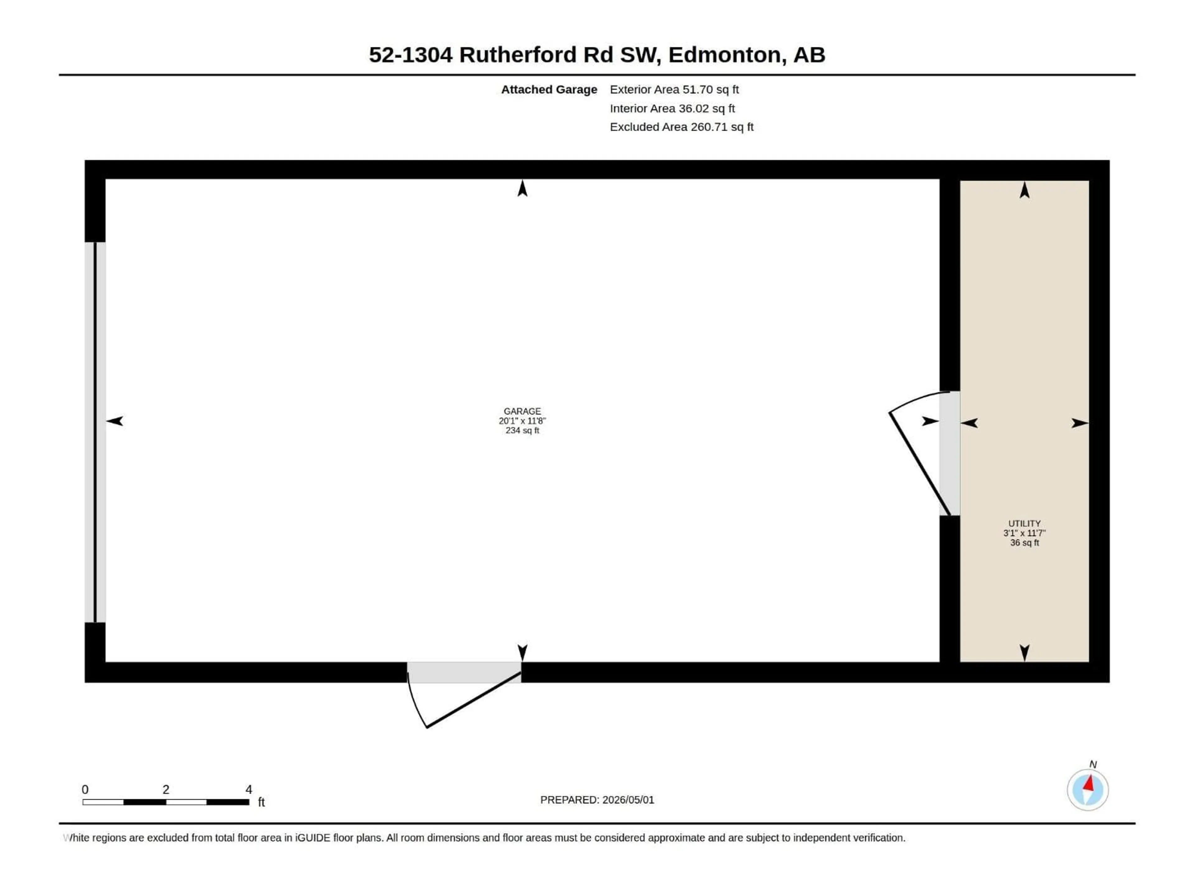 Floor plan for #52 - 1304 RUTHERFORD RD, Edmonton Alberta T6W0B4