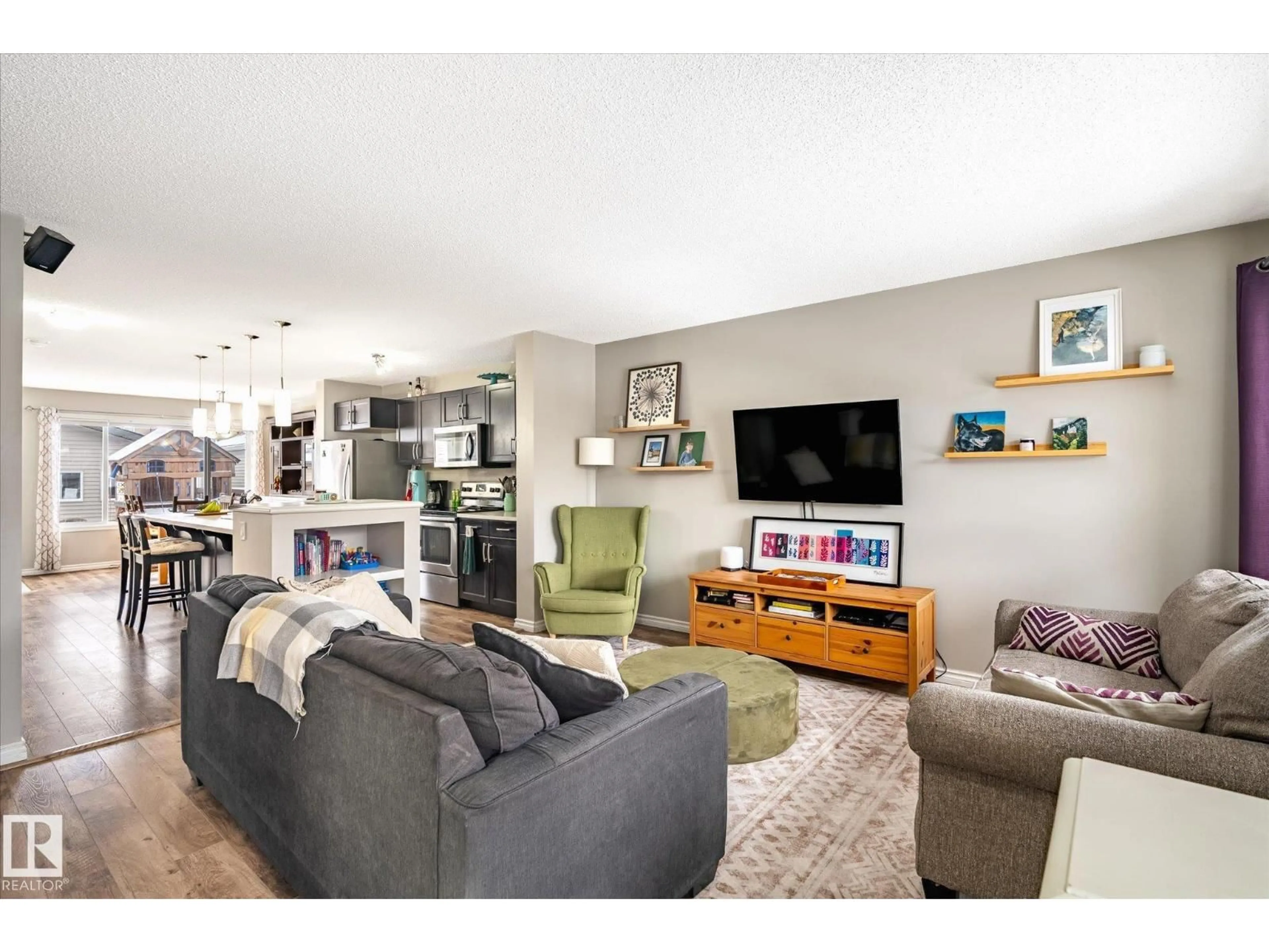 Living room with furniture, unknown for LI SW - 4320 PROWSE LINK, Edmonton Alberta T6W1A7