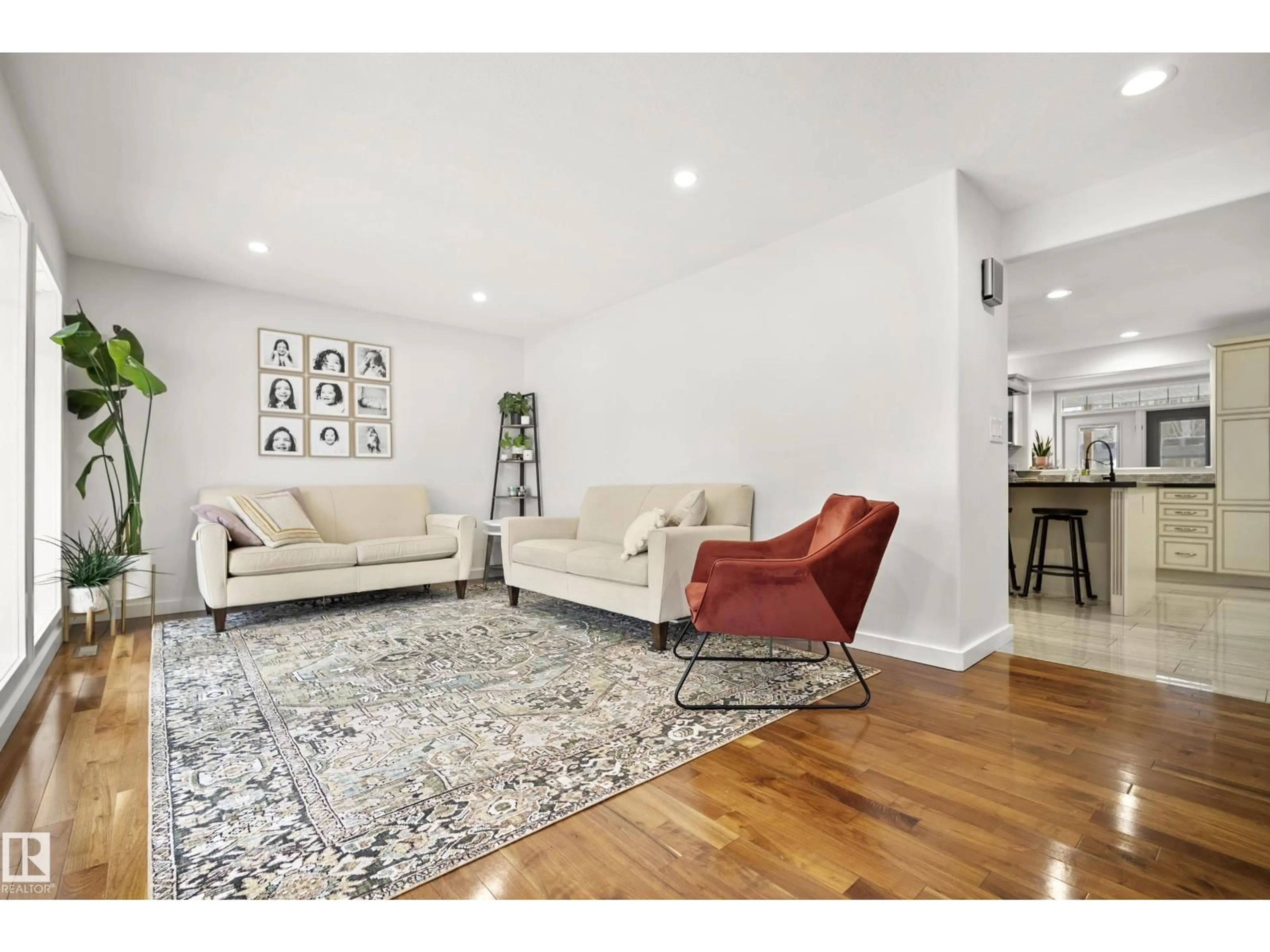 Living room with furniture, unknown for NW - 4223 120 ST, Edmonton Alberta T6J1X9