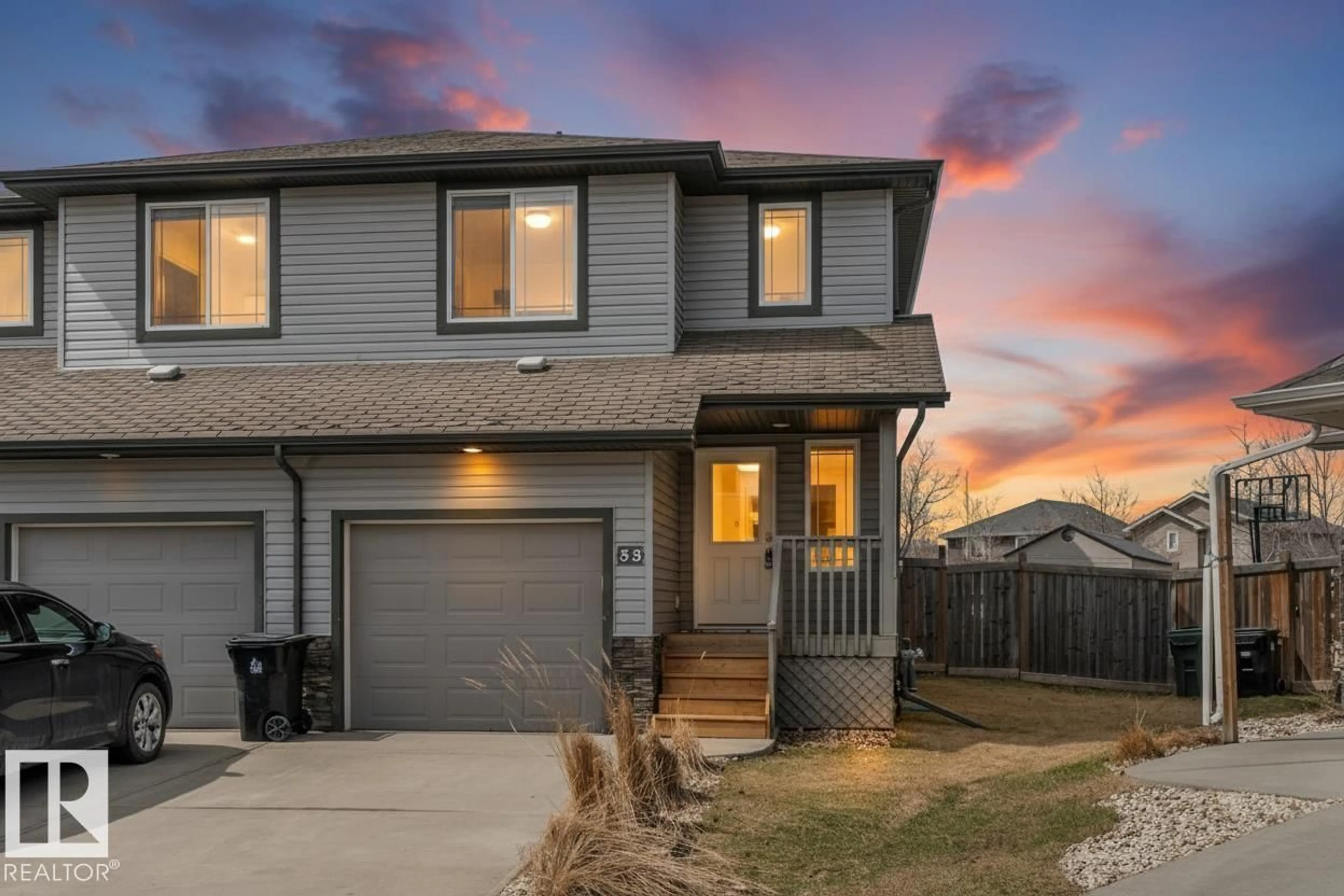 Home with vinyl exterior material, street for 33 ASHBY GD, Spruce Grove Alberta T7X0K1