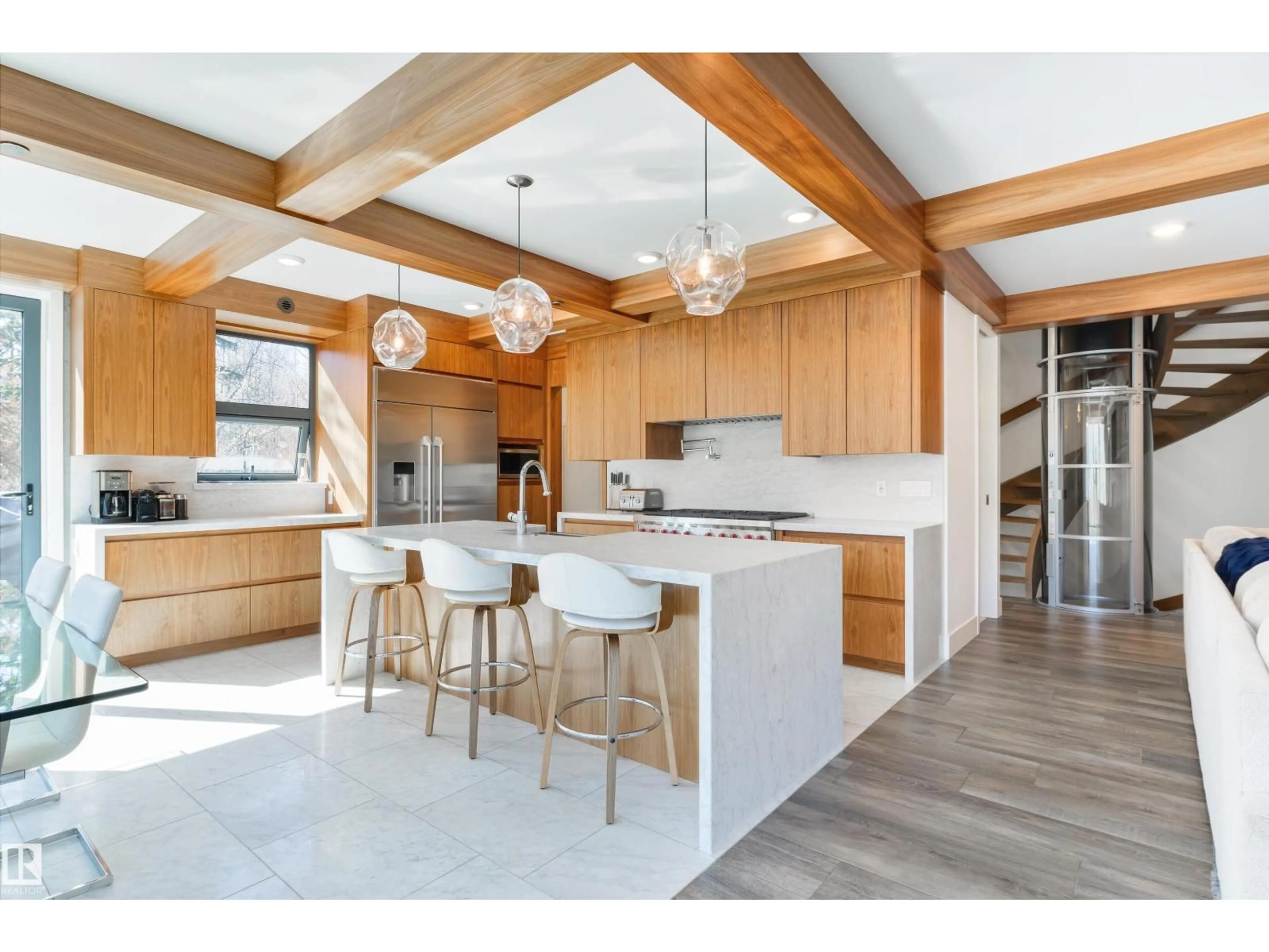 Open concept kitchen, unknown for NW - 9213 97 ST, Edmonton Alberta T6E3L1