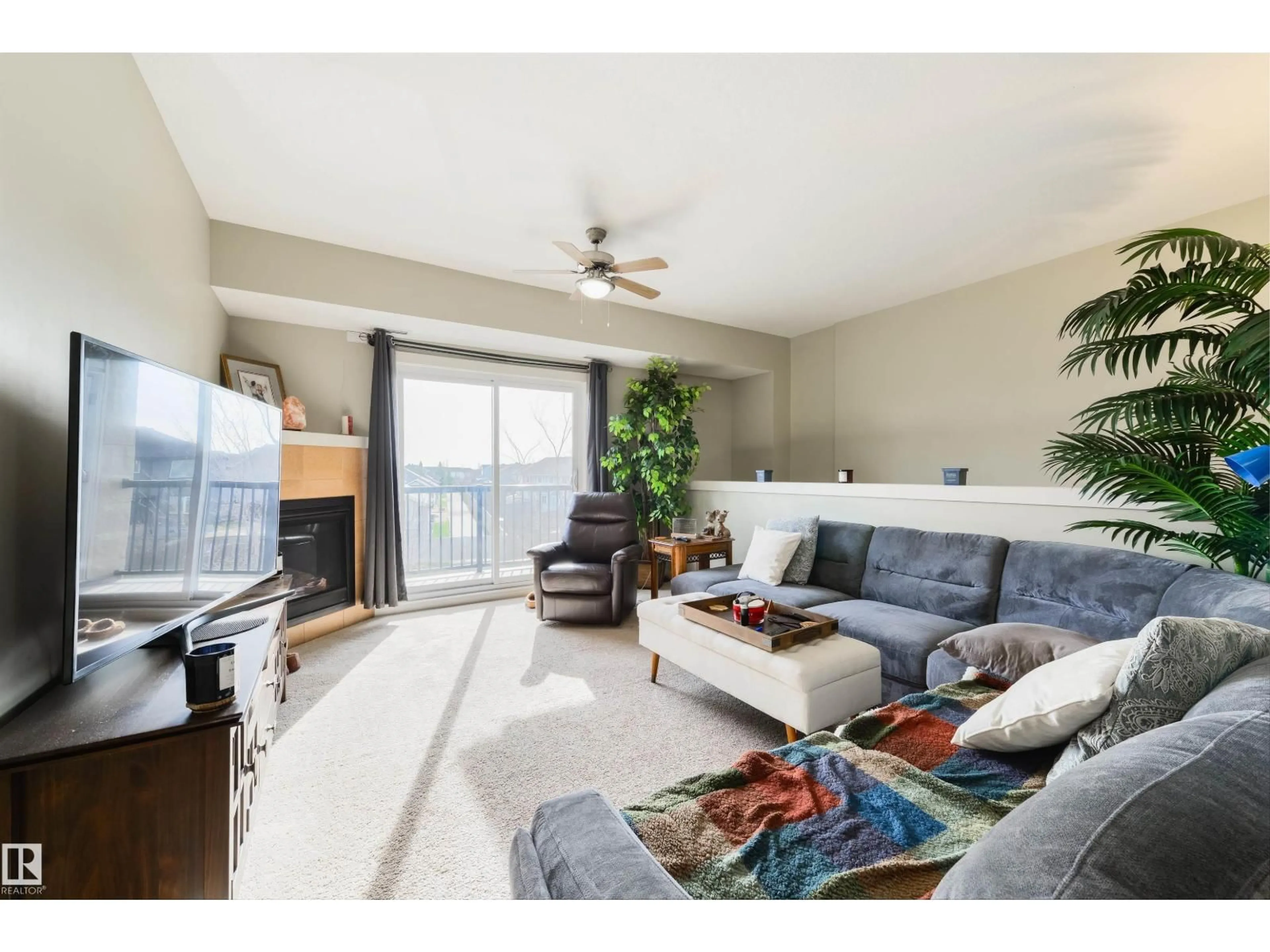Living room with furniture, unknown for #5 - 840 156 ST, Edmonton Alberta T6R0S2