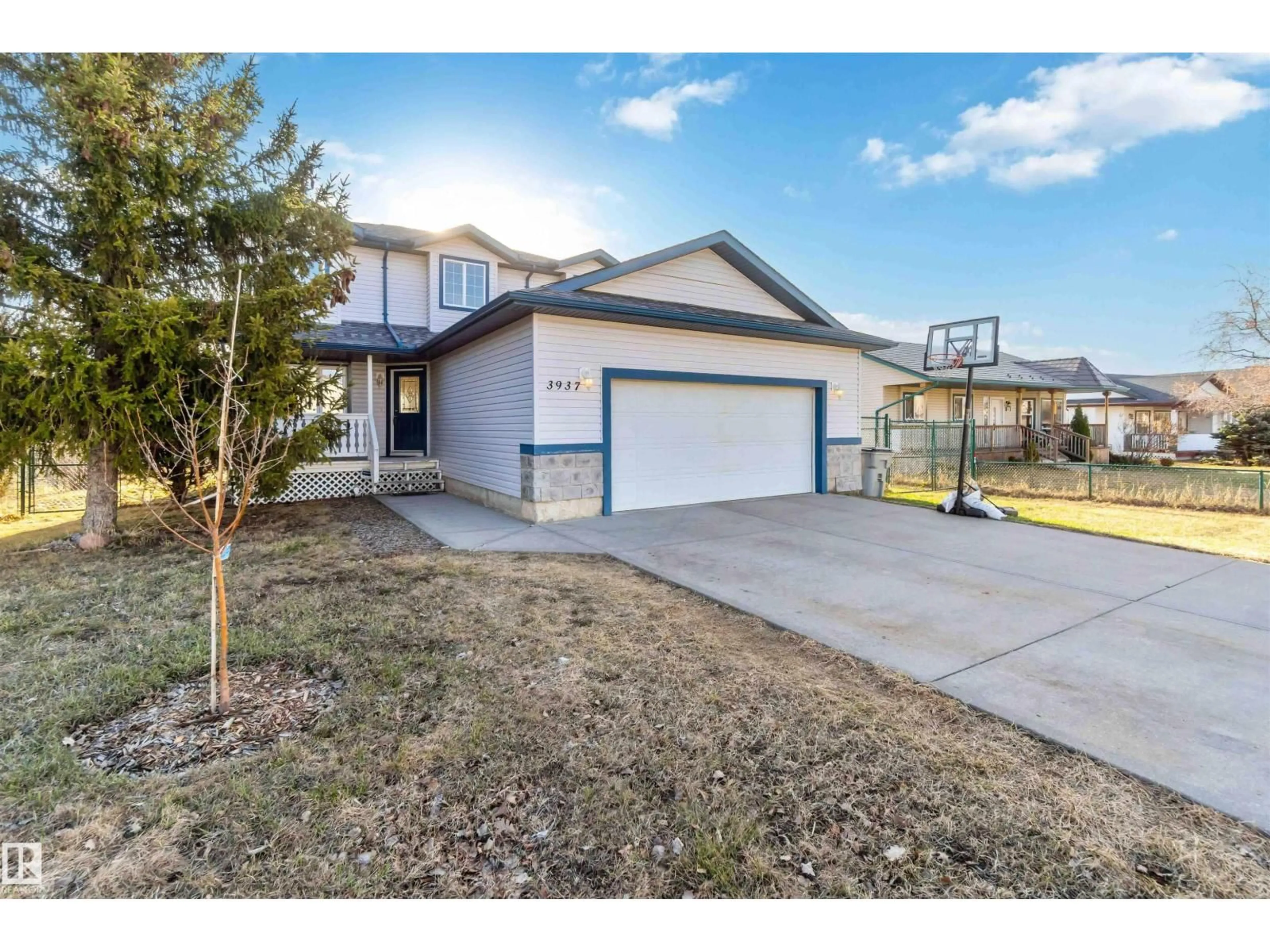 Home with vinyl exterior material, street for 3937 51 ST, Gibbons Alberta T0A1N0