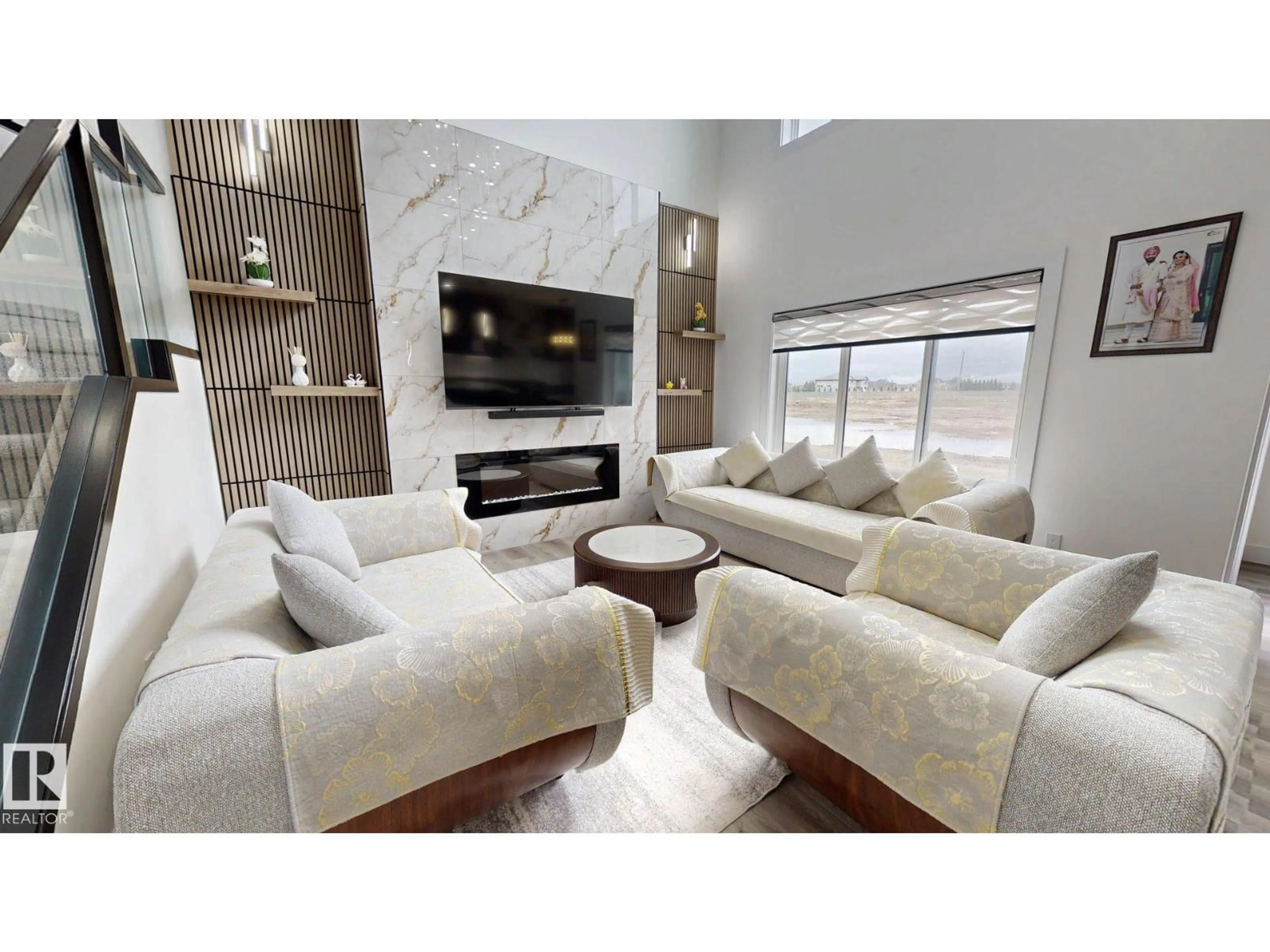 Living room with furniture, unknown for NE - 6227 19 ST, Nisku Alberta T4X3C8