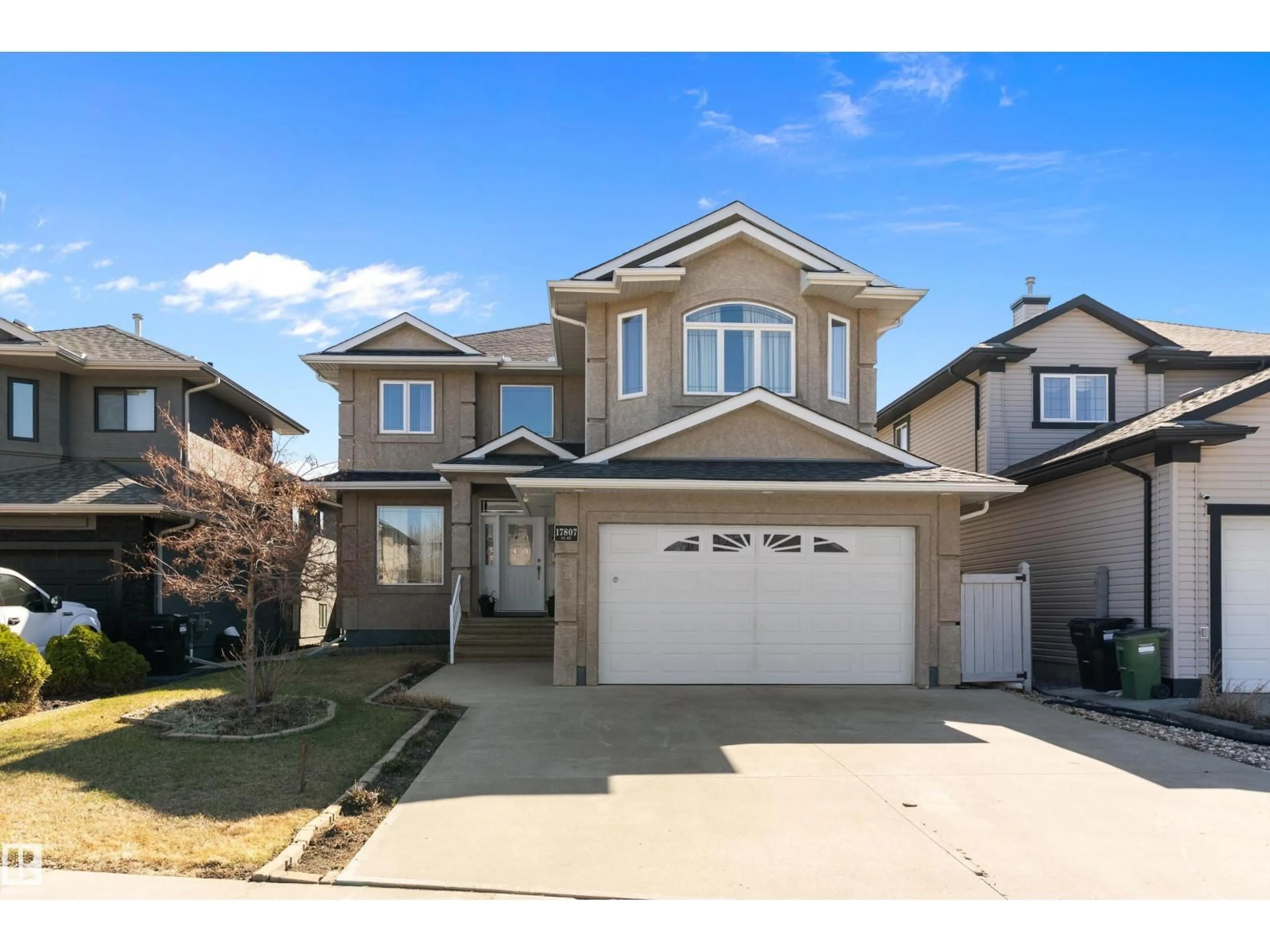 Home with vinyl exterior material, street for NW - 17807 111 ST, Edmonton Alberta T5X6J3