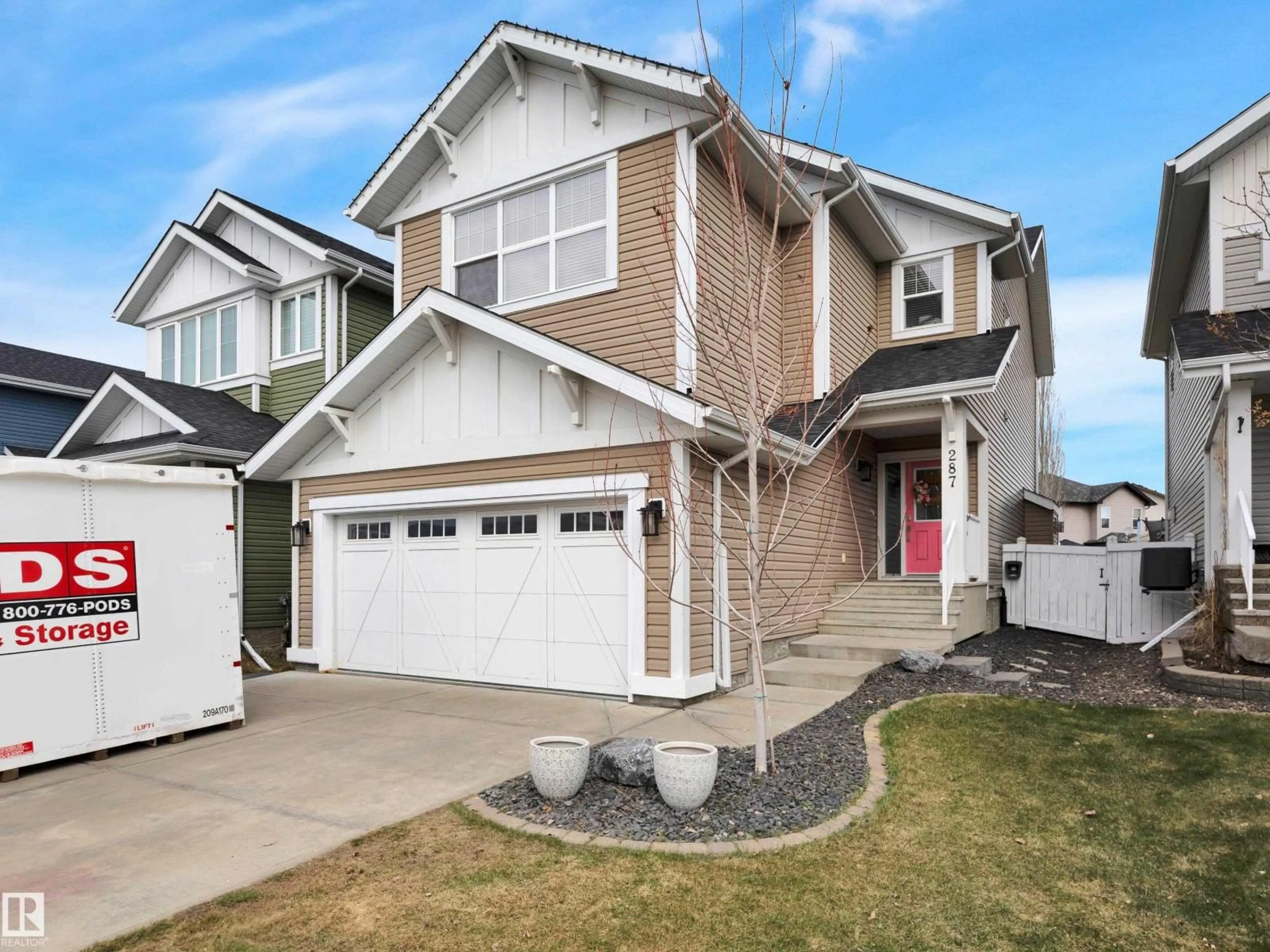 Home with vinyl exterior material, street for 287 SHEPPARD CI, Leduc Alberta T9E0T5
