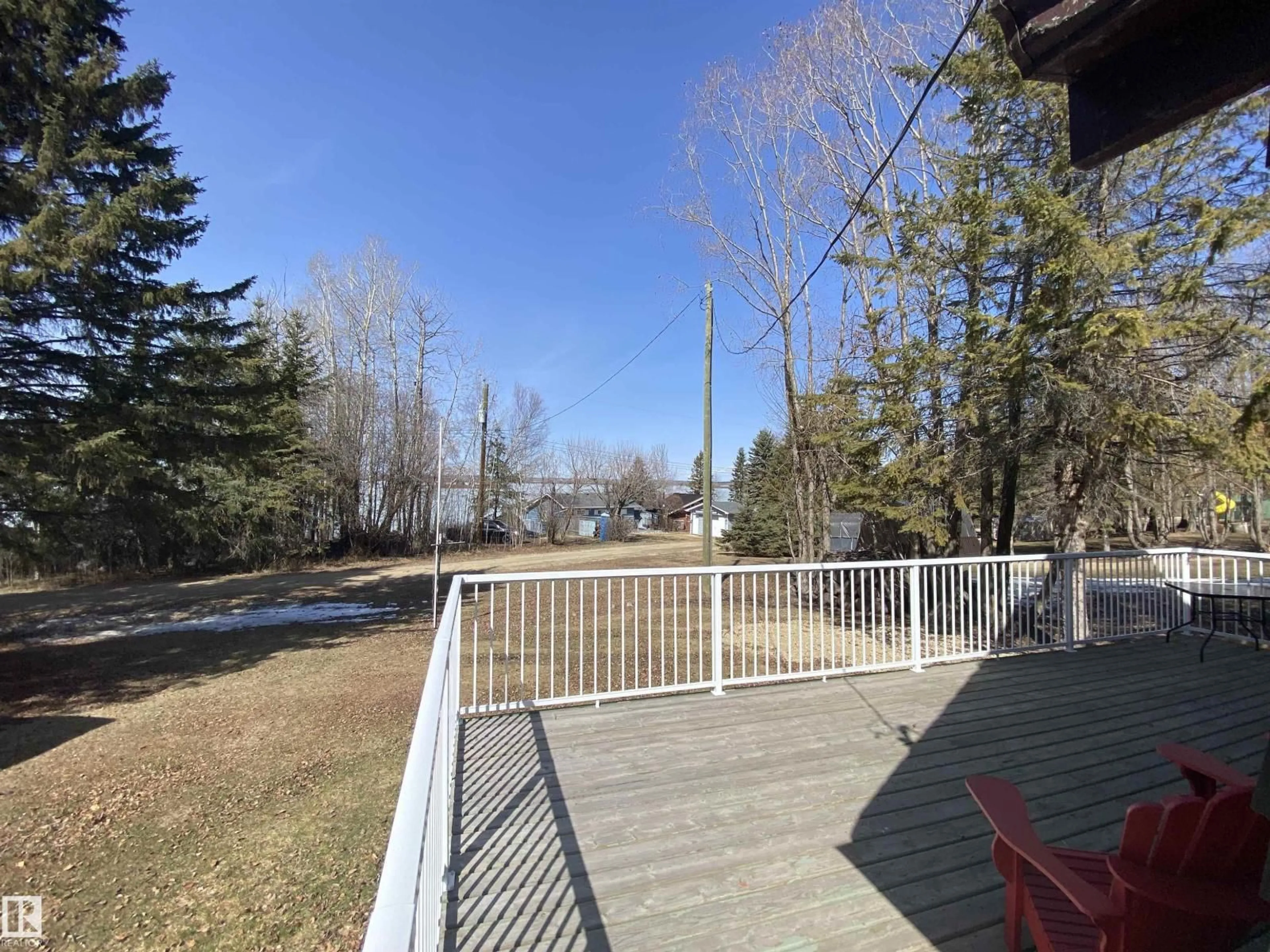 Patio, water/lake/river/ocean view for 41 - 5414 TWP RD 535, Rural Parkland County Alberta T0E0V0