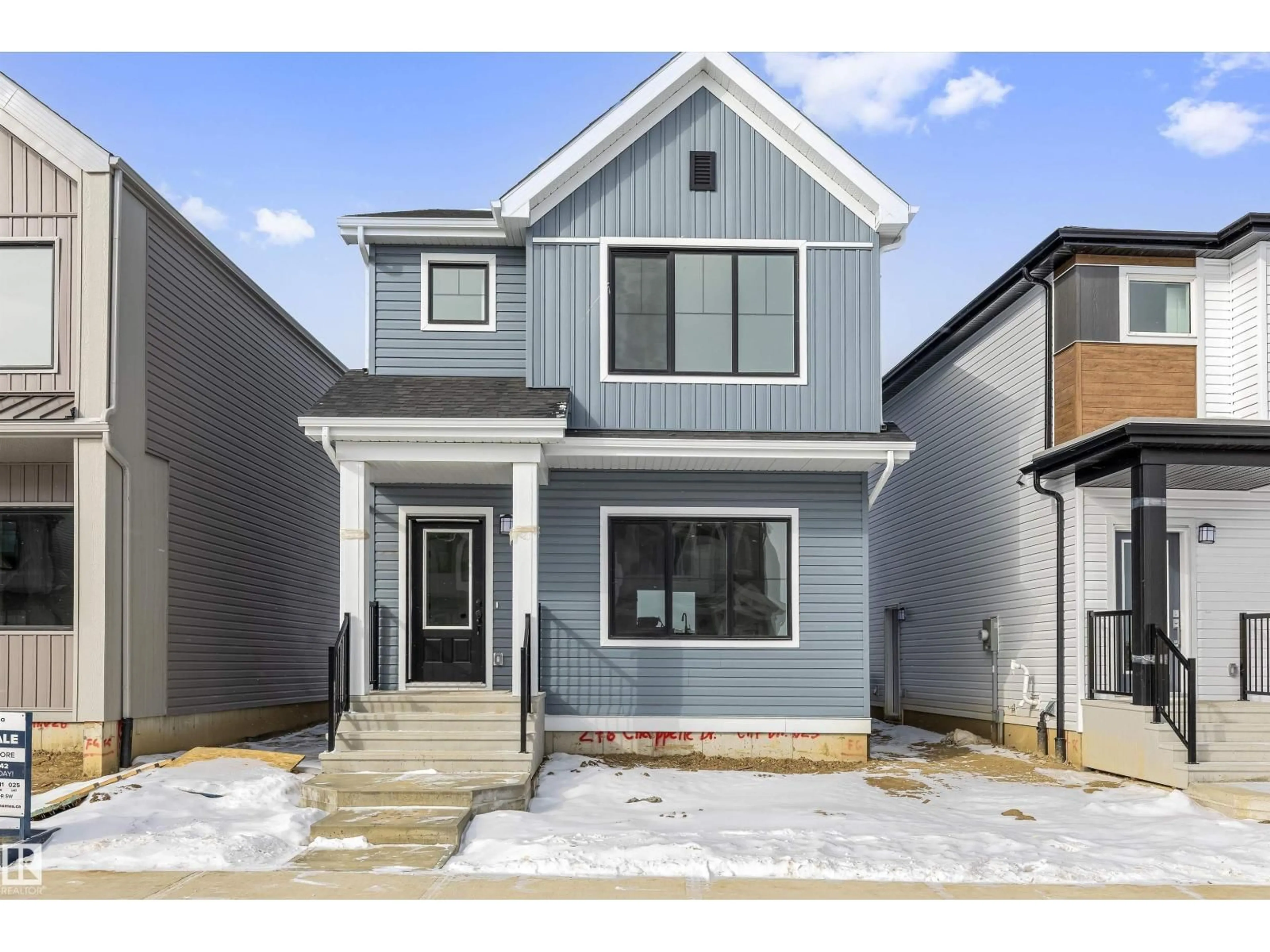 Home with vinyl exterior material, street for 276 CHAPPELLE DR, Edmonton Alberta T6W5R4