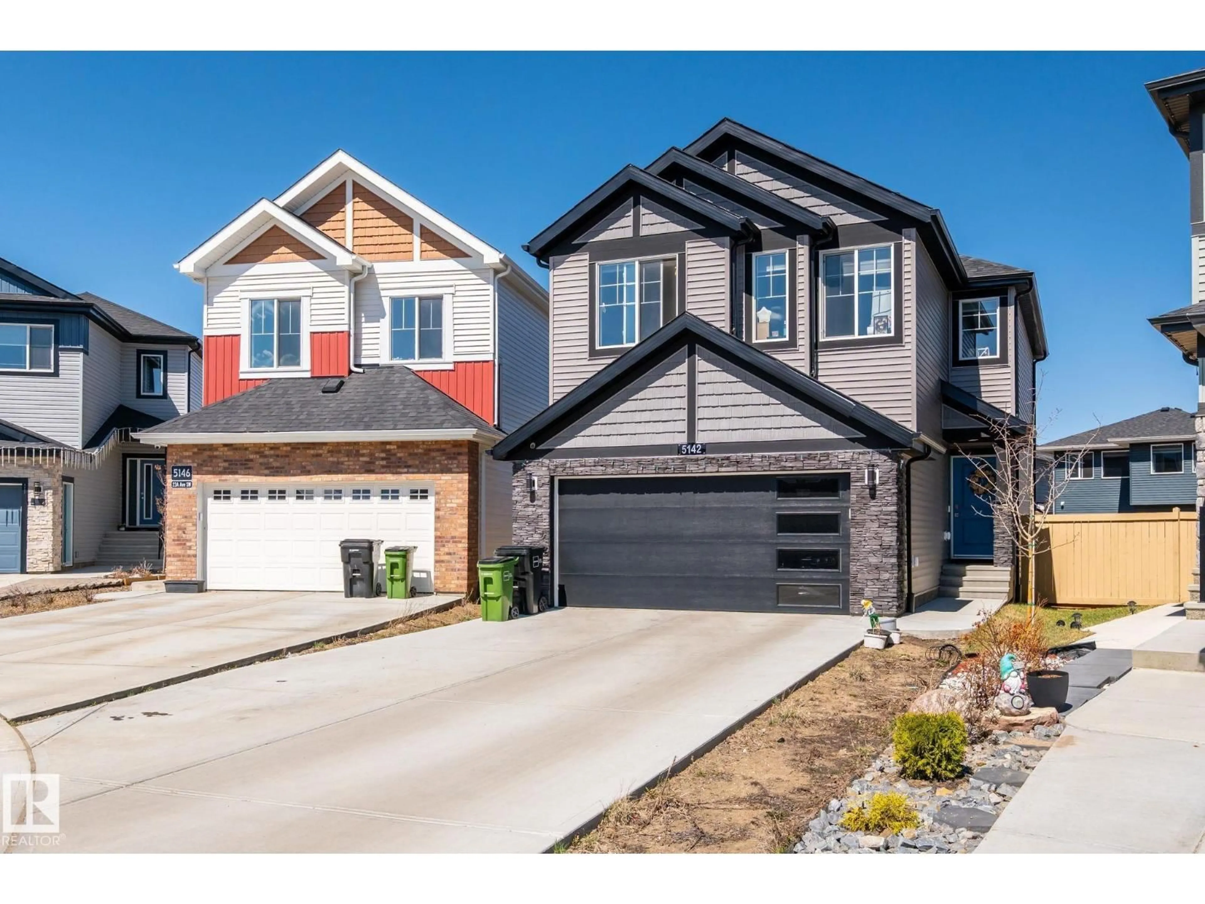 Home with brick exterior material, street for SW - 5142 23A AV, Edmonton Alberta T6X3A5