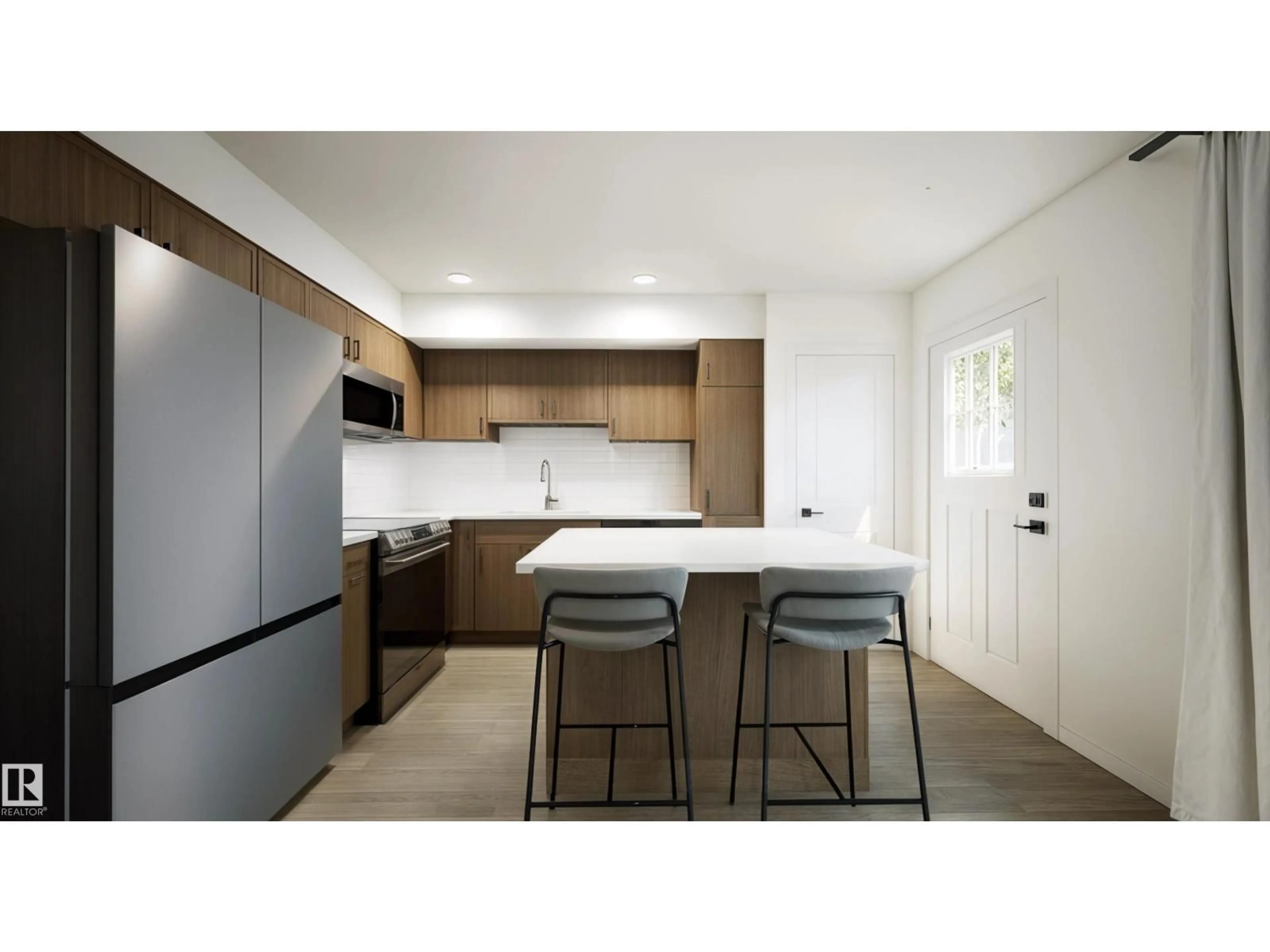 Open concept kitchen, unknown for #100 - 150 CASHMAN CR, Edmonton Alberta T6W2P6