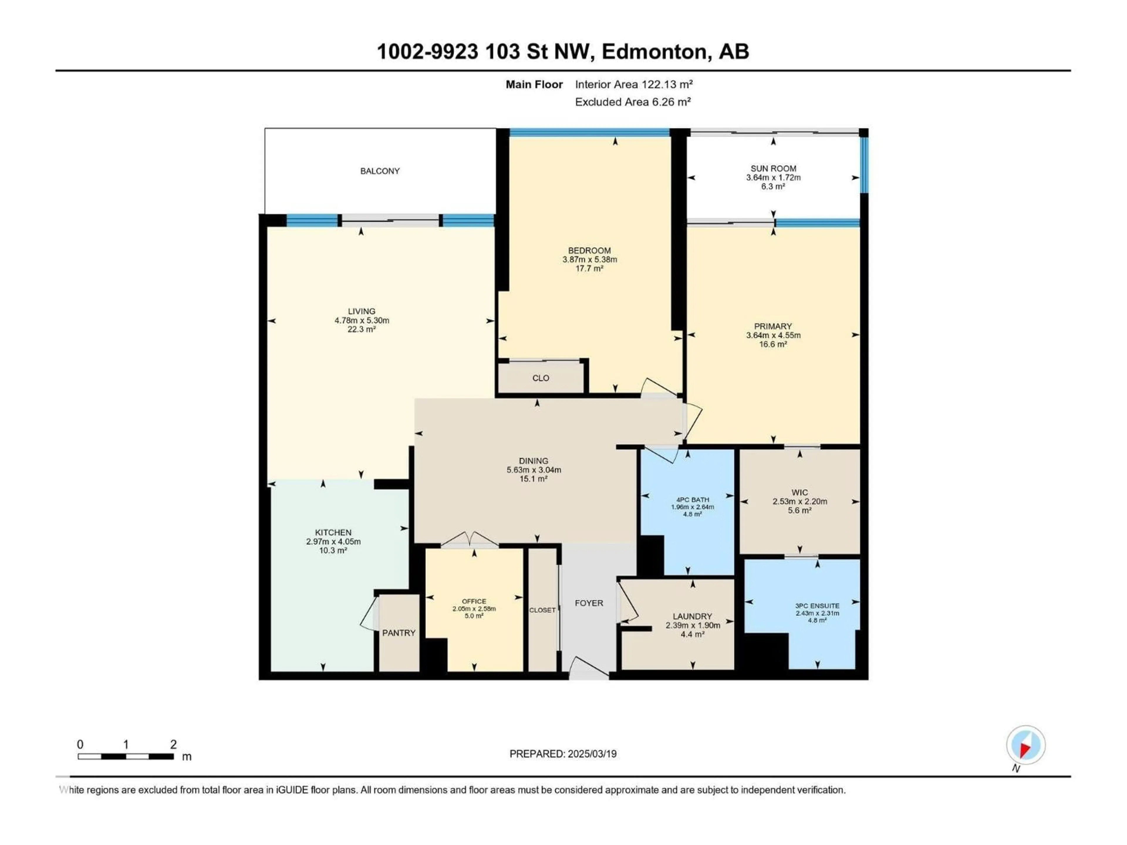 Floor plan for 9923 103 ST, Edmonton Alberta T5K2J3