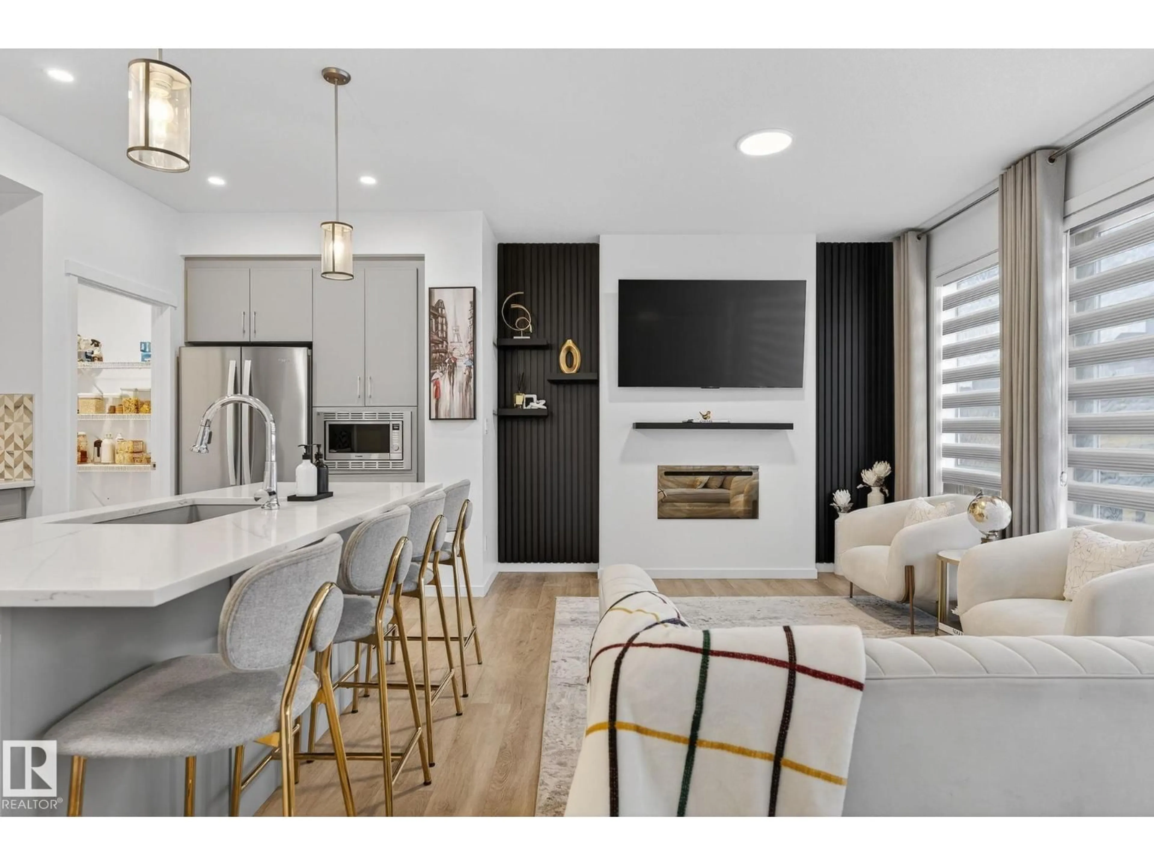 Open concept kitchen, unknown for NW - 1091 SECORD PM, Edmonton Alberta T5T7A7