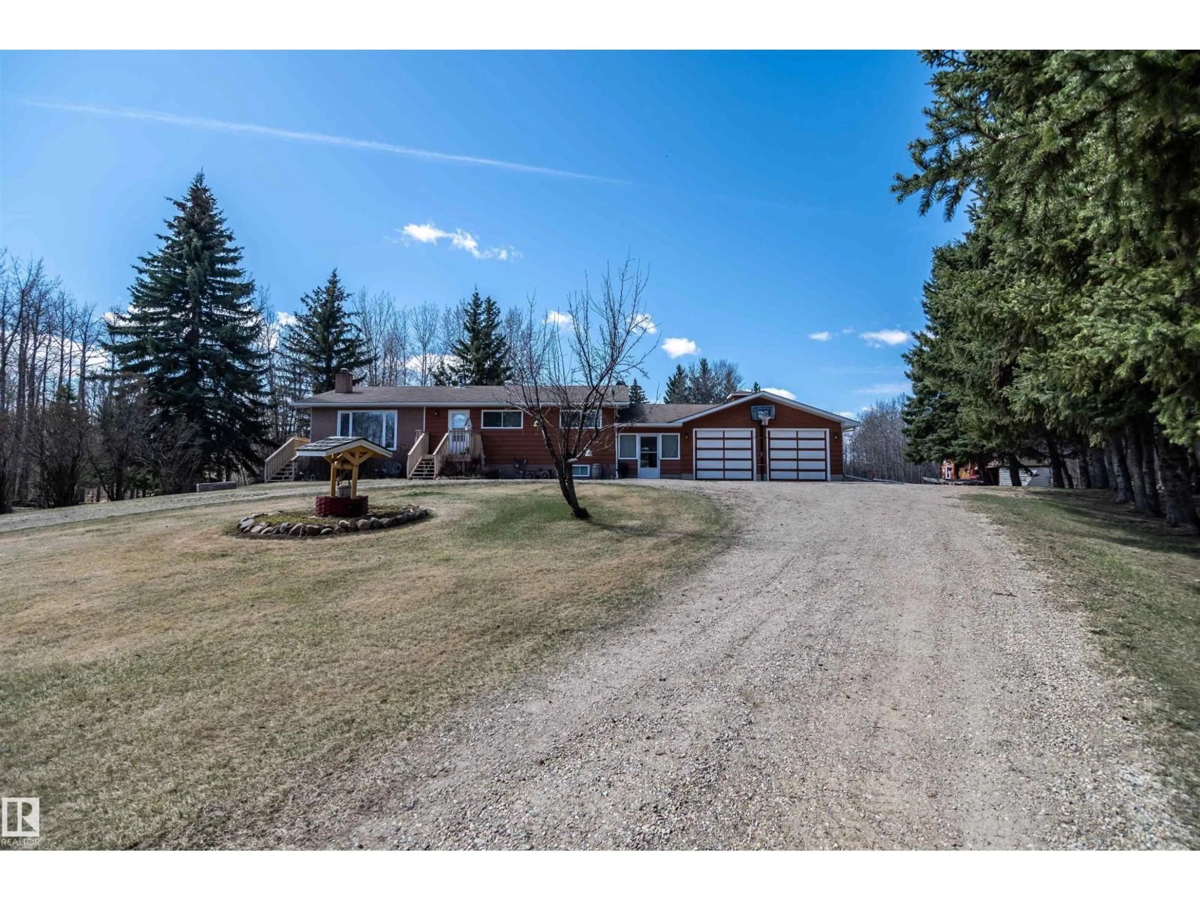 A pic from outside/outdoor area/front of a property/back of a property/a pic from drone, street for #8 - 54126 RGE ROAD 30, Rural Lac Ste. Anne County Alberta T0E1V0