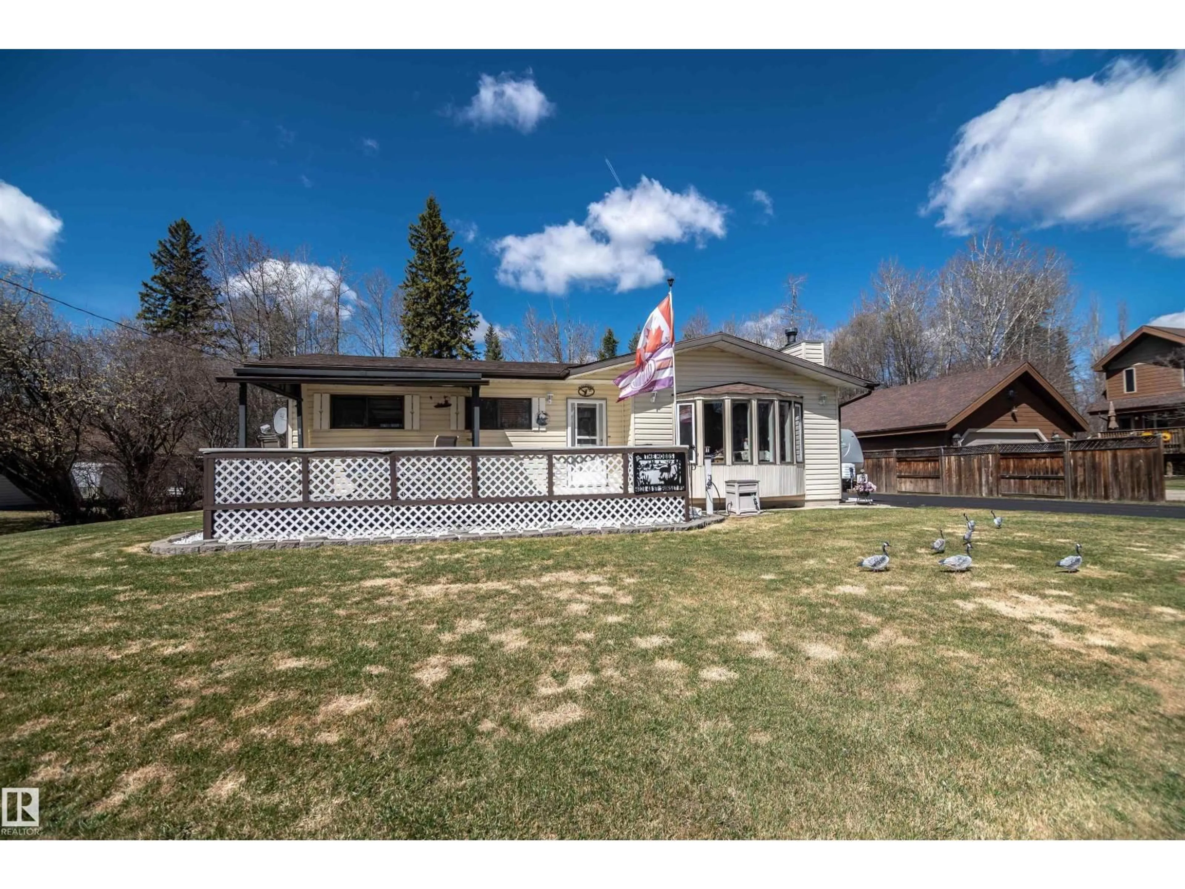 A pic from outside/outdoor area/front of a property/back of a property/a pic from drone, mountain view for 4828 48 ST, Rural Lac Ste. Anne County Alberta T0E0A0