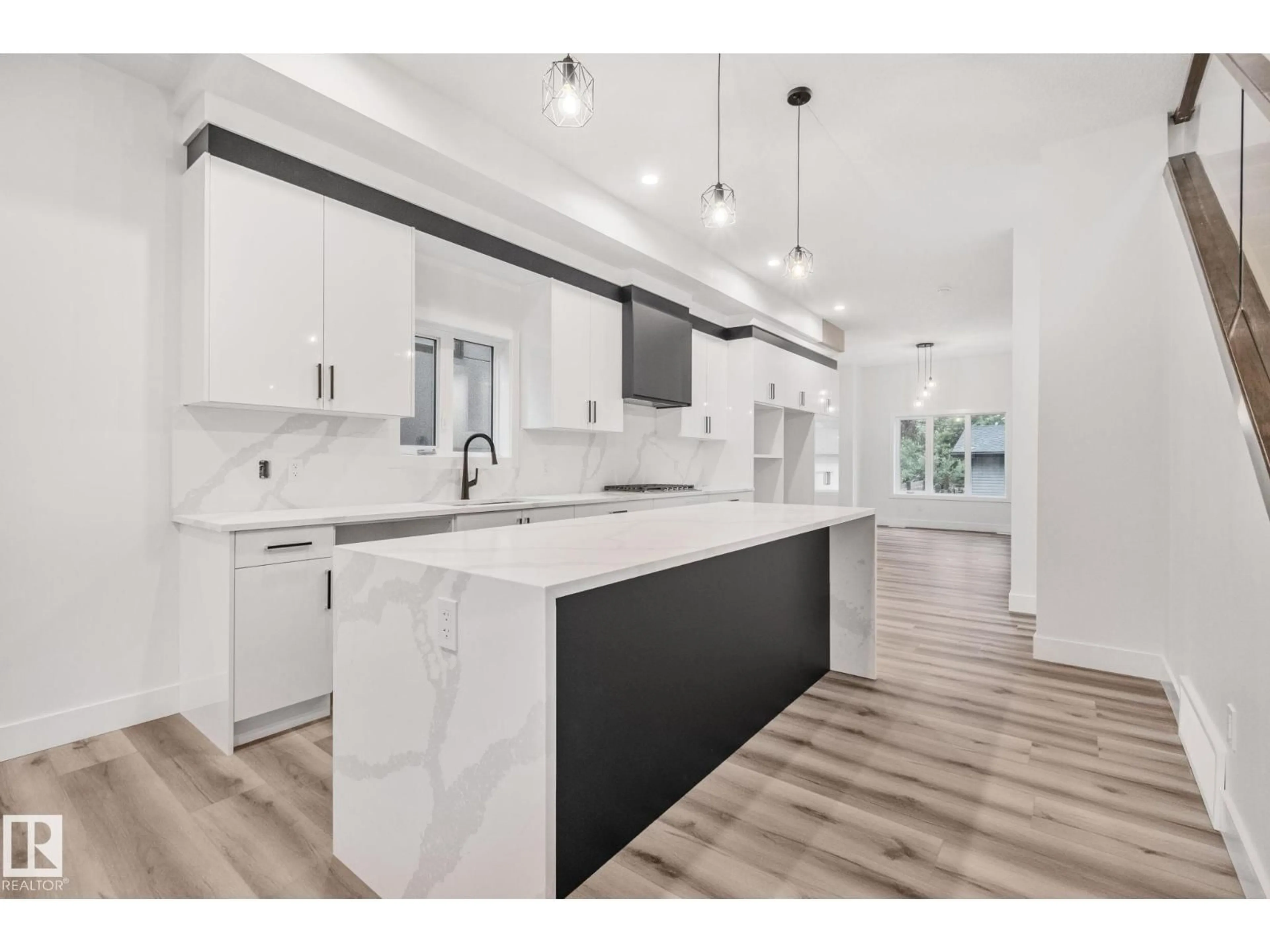 Open concept kitchen, unknown for NW - 11032 128 ST, Edmonton Alberta T5M0W6