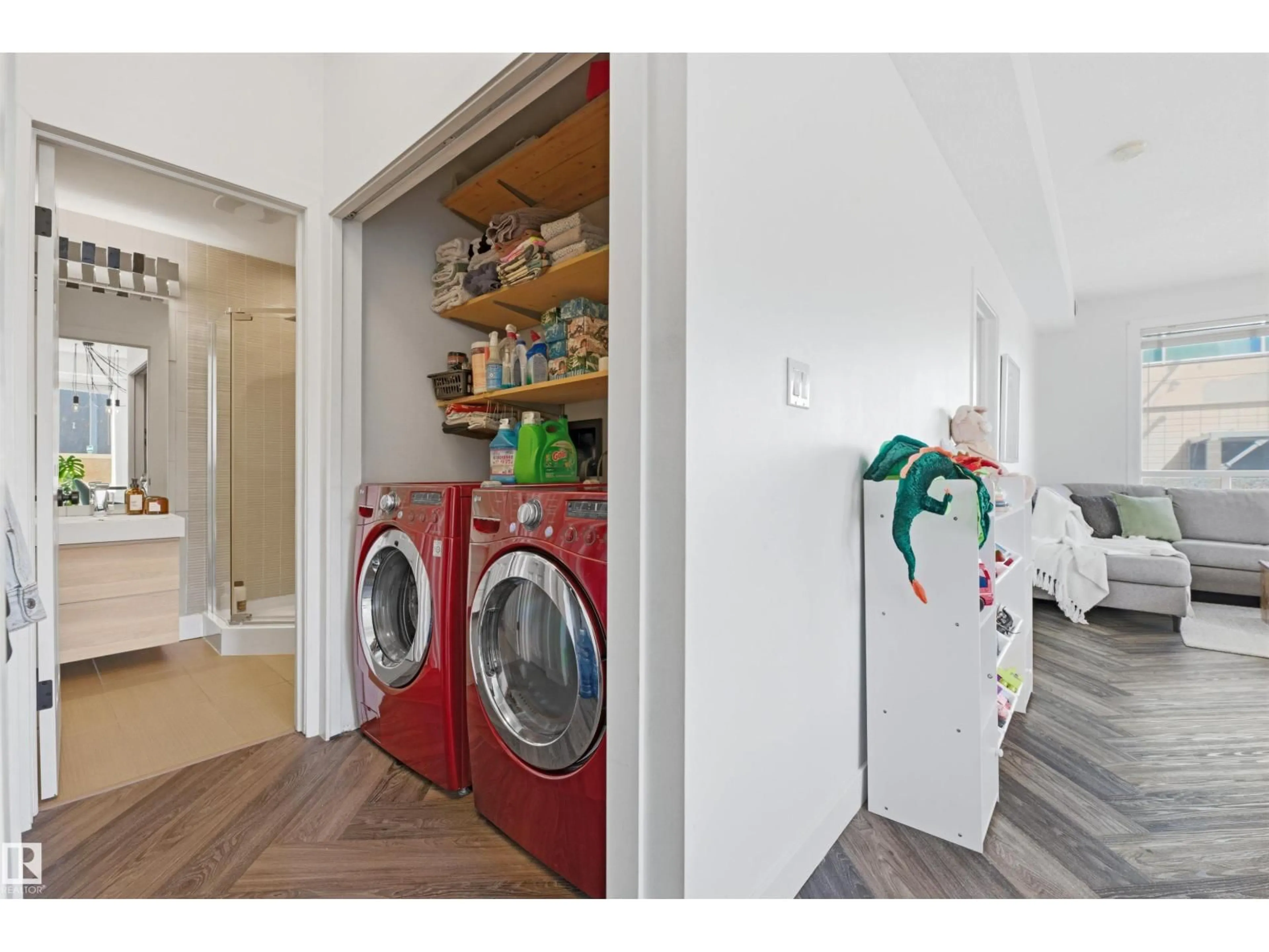 Laundry room for #101 - 8108 109 ST NW, Edmonton Alberta T6G2V7