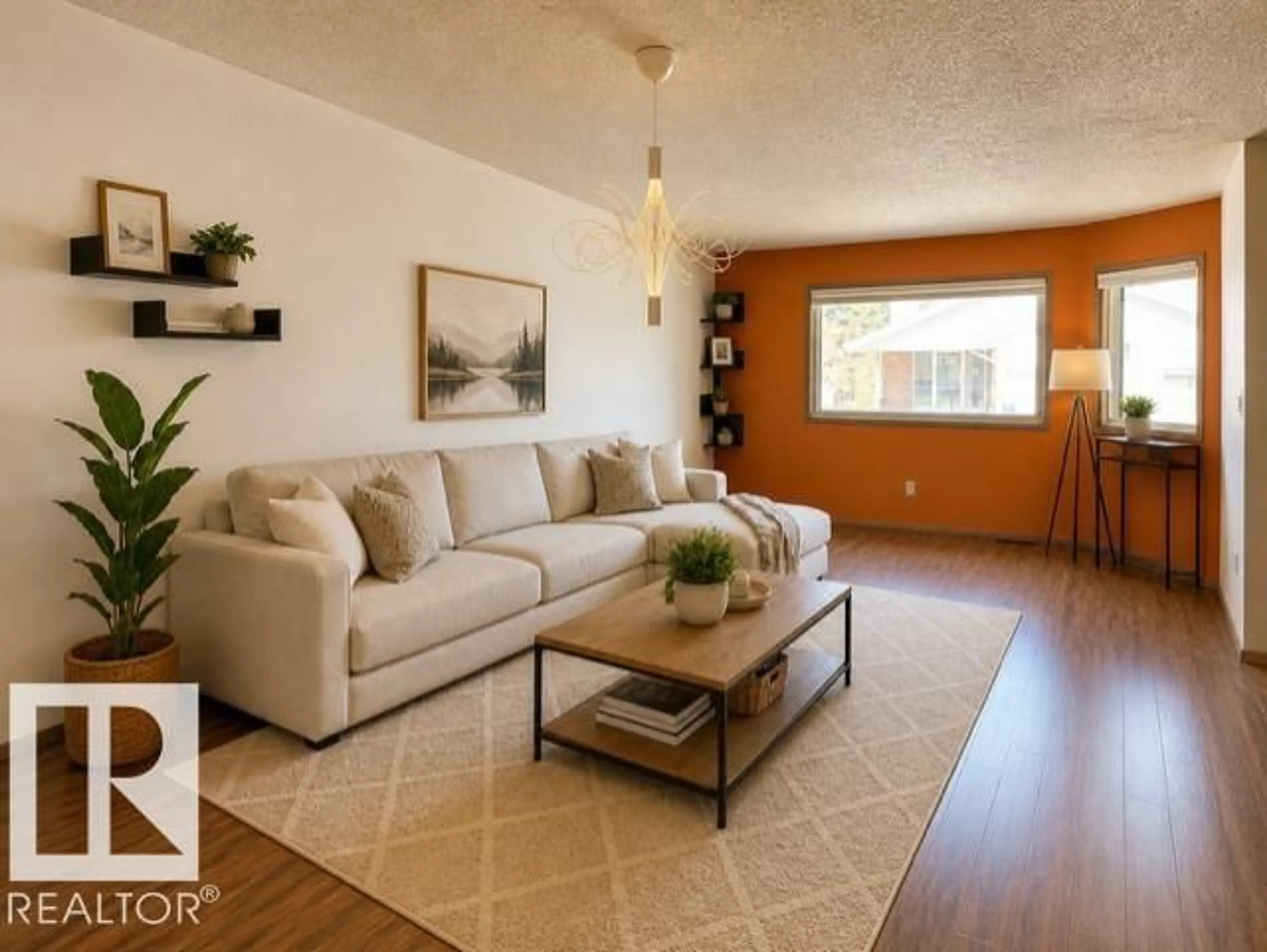 Living room with furniture, unknown for 241 OEMING RD, Edmonton Alberta T6R1M1