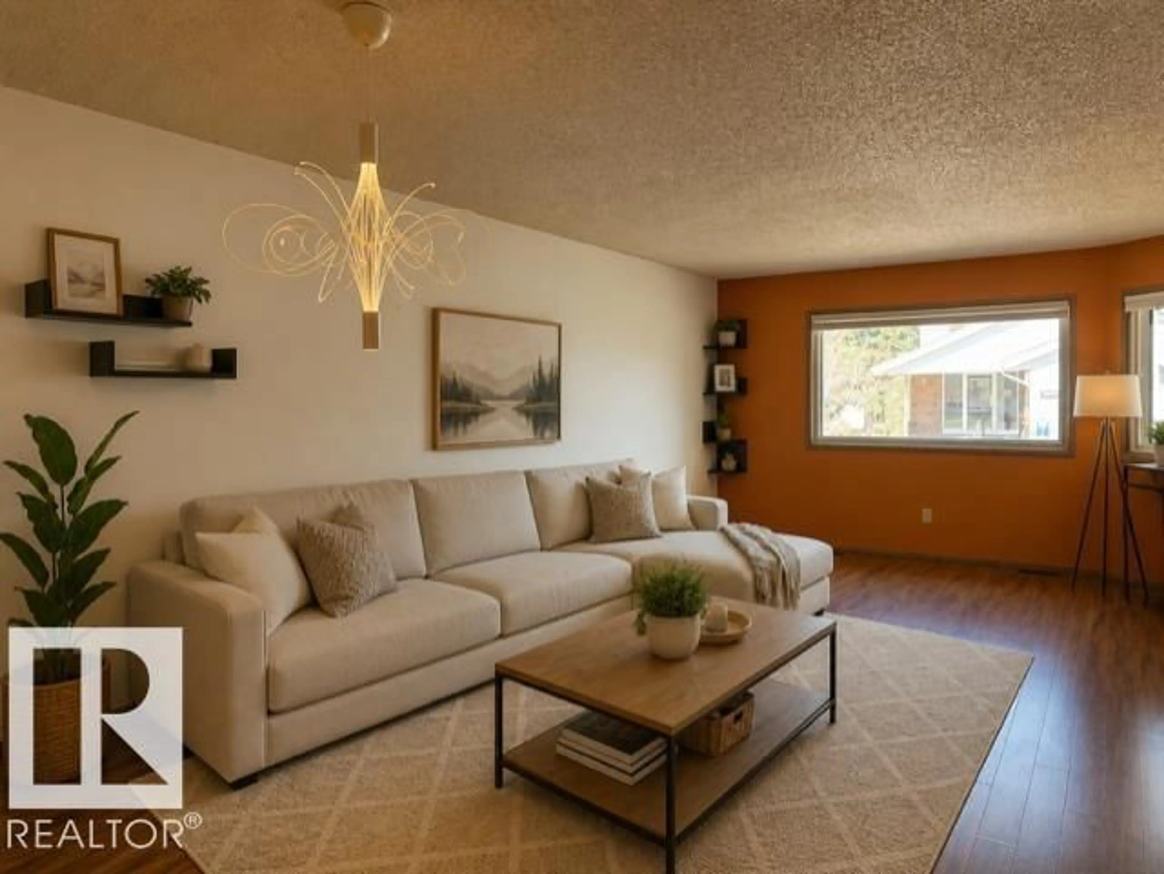 Living room with furniture, unknown for 241 OEMING RD, Edmonton Alberta T6R1M1