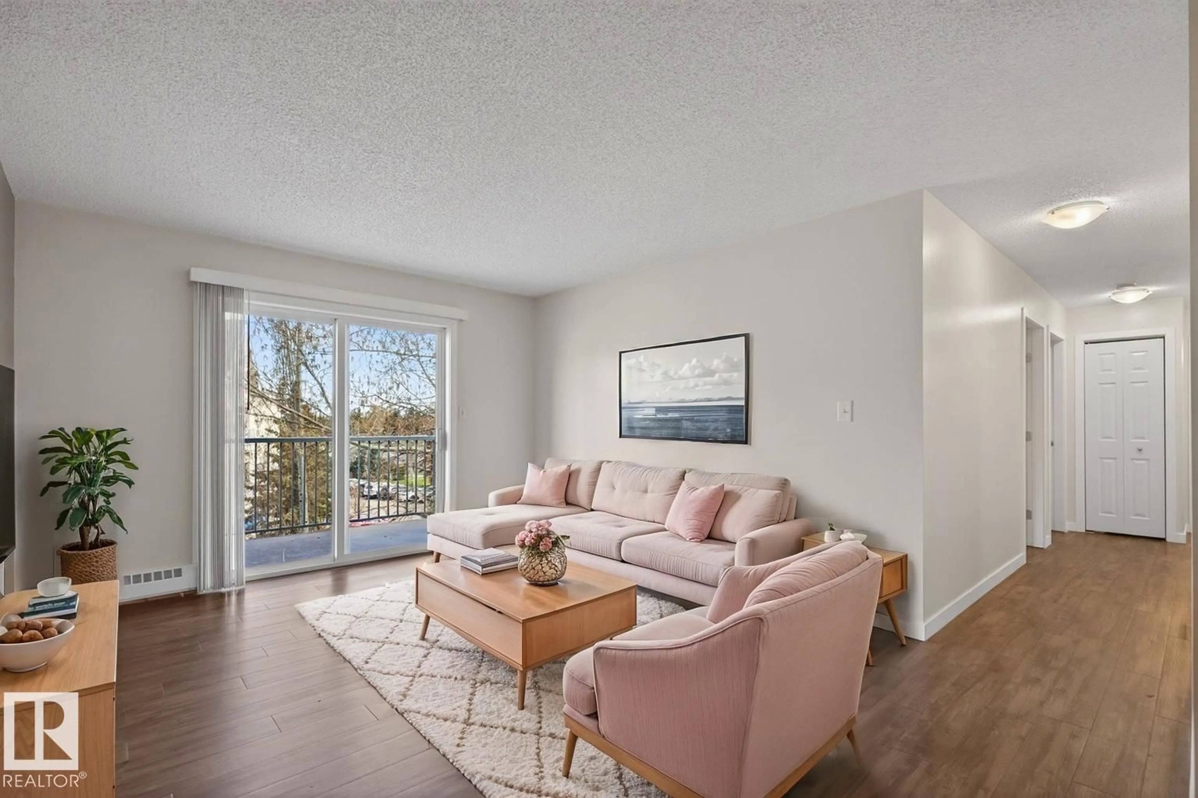 Living room with furniture, unknown for 430 2520 50 ST NW, Edmonton Alberta T6L7A8