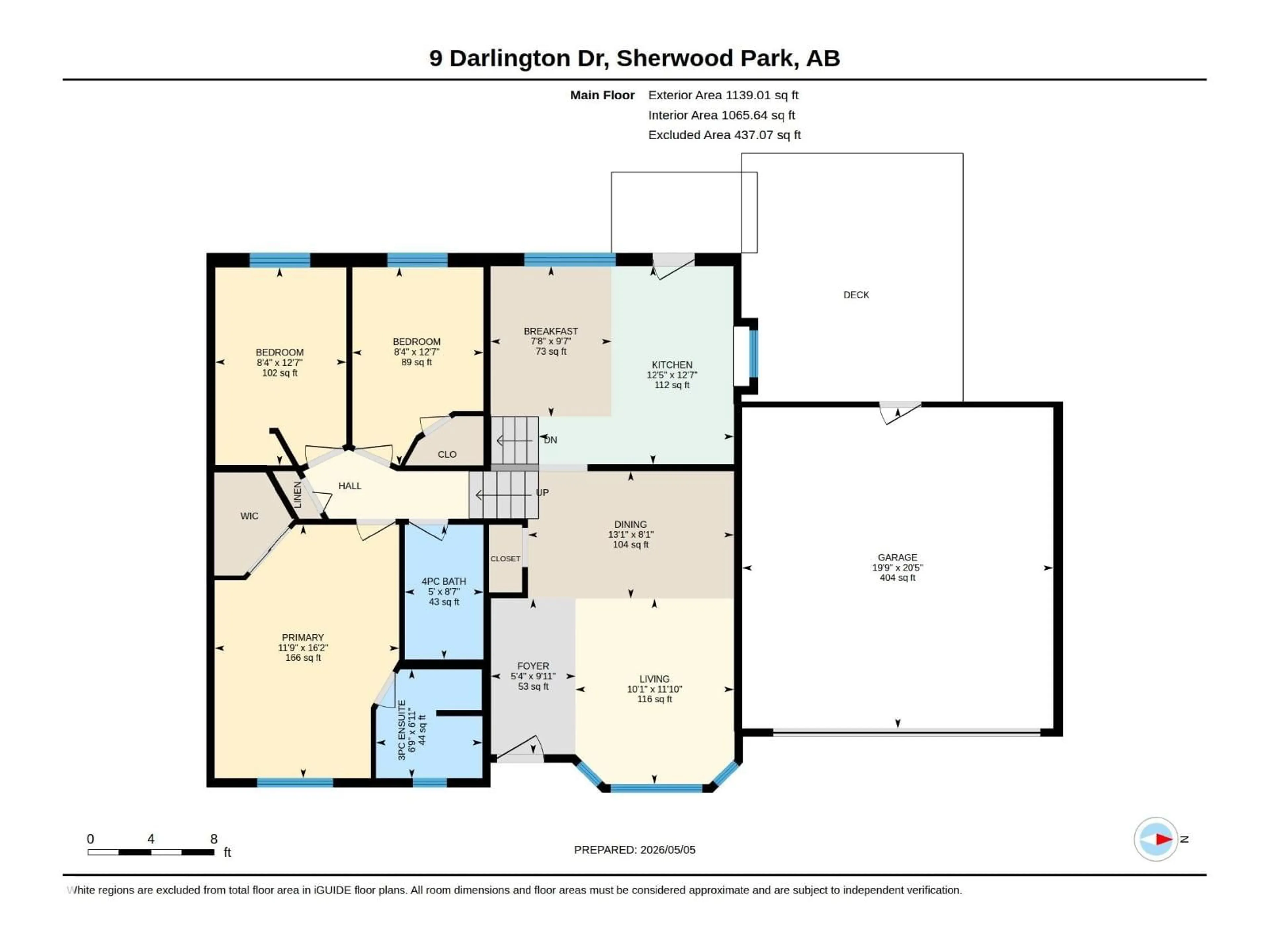 Floor plan for 9 DARLINGTON DR, Sherwood Park Alberta T8H1P4