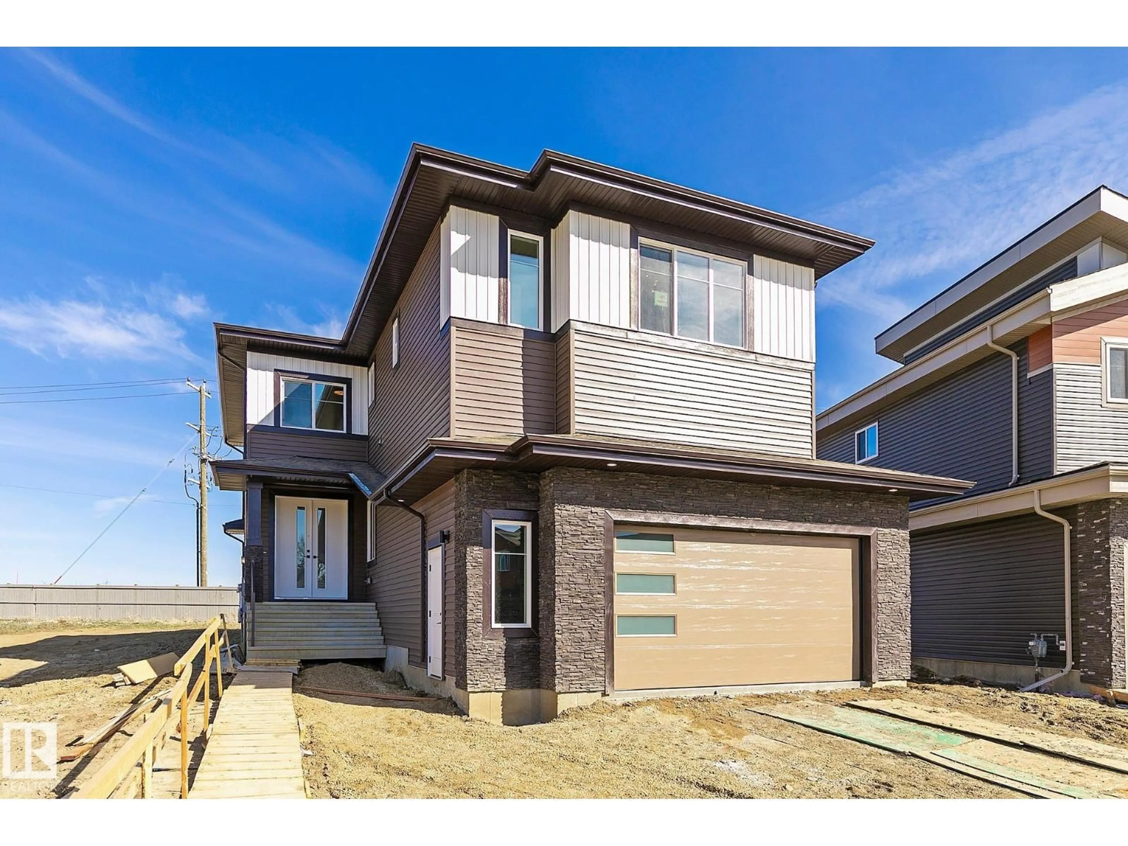 Home with brick exterior material, street for 161 GRAYBRIAR DR, Stony Plain Alberta T7Z0M7