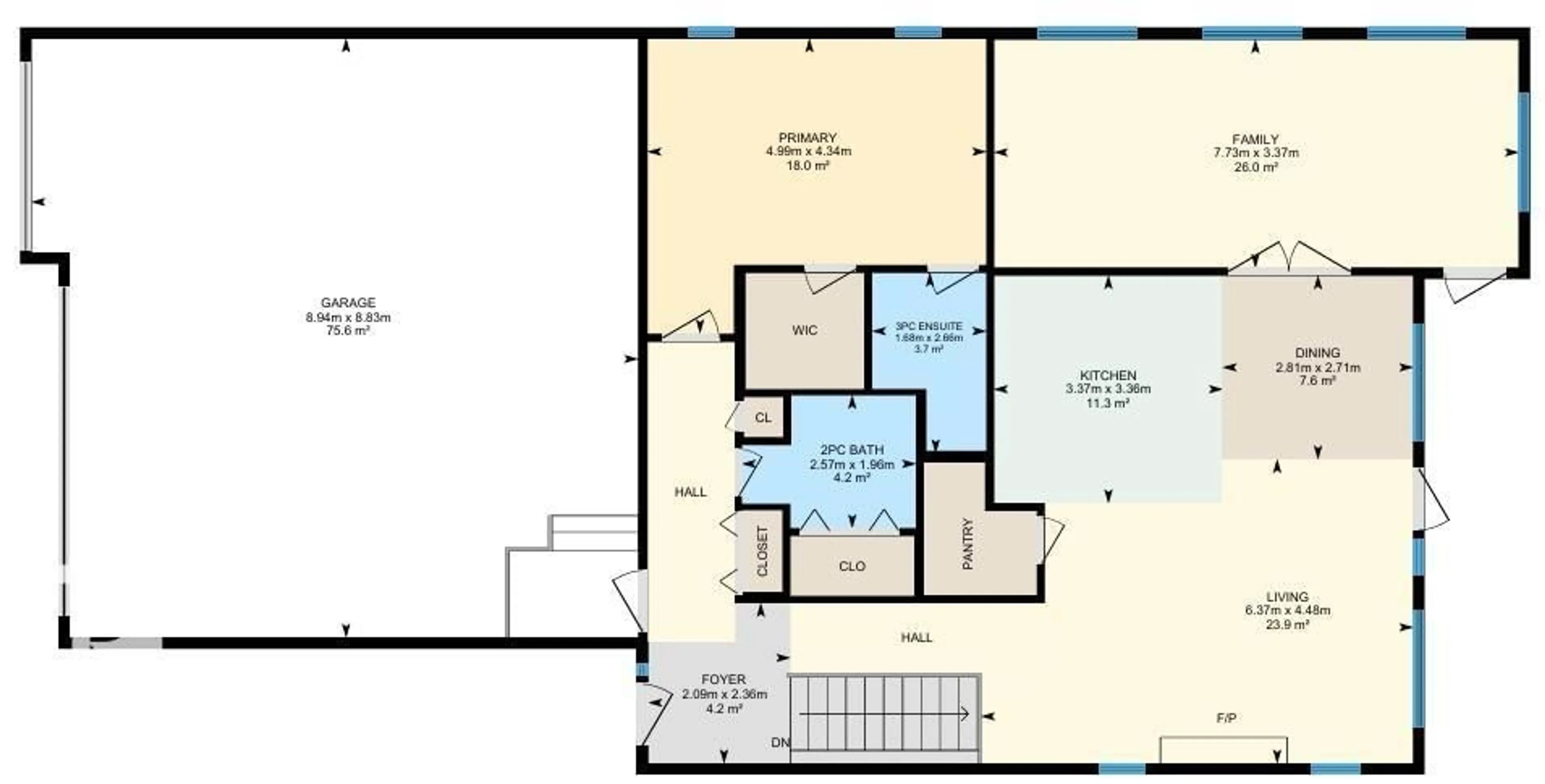 Floor plan for 72 BEACH AVE, Rural Leduc County Alberta T0C2C0
