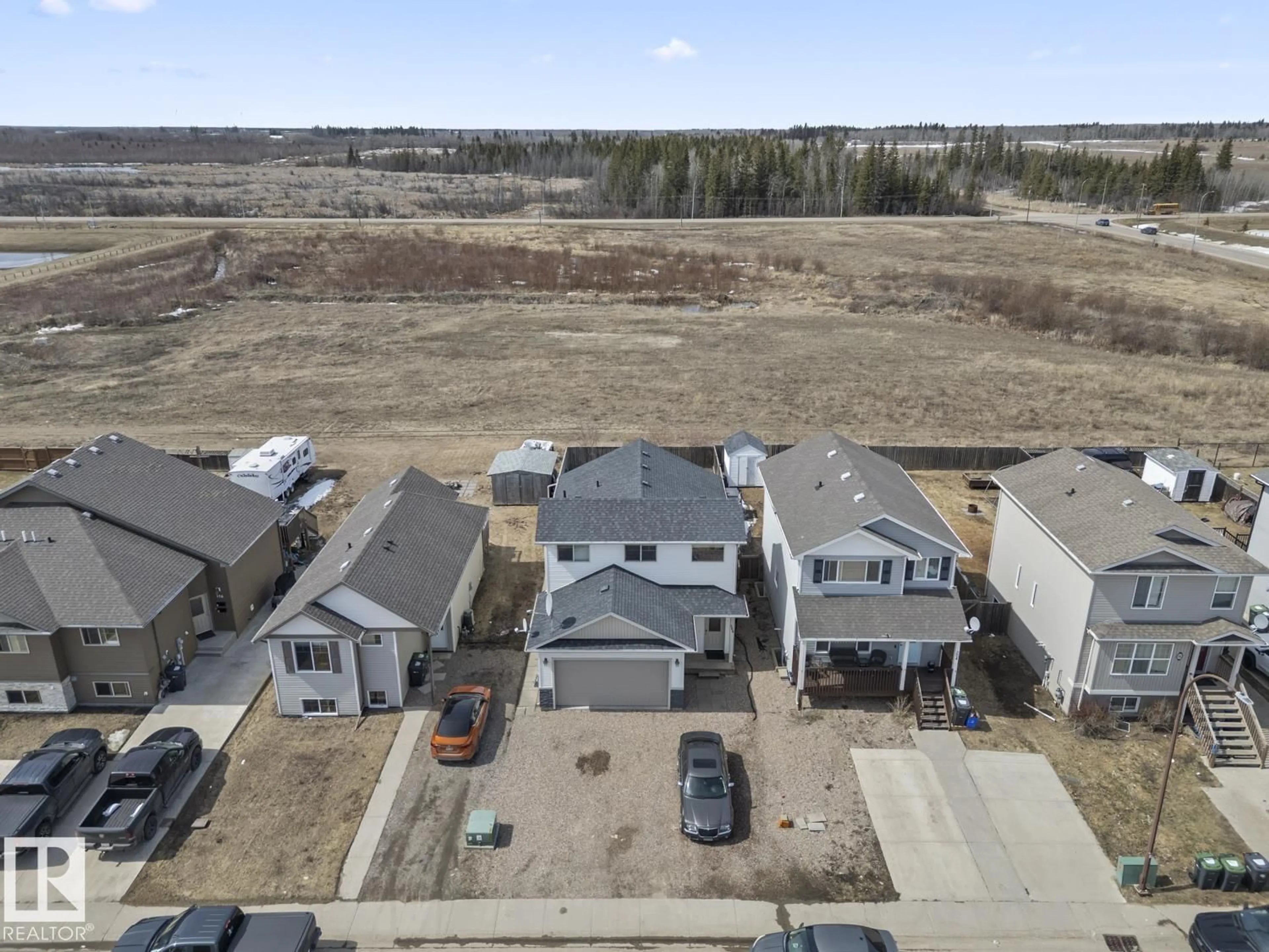 A pic from outside/outdoor area/front of a property/back of a property/a pic from drone, unknown for 206 26 ST, Cold Lake Alberta T9M0E3