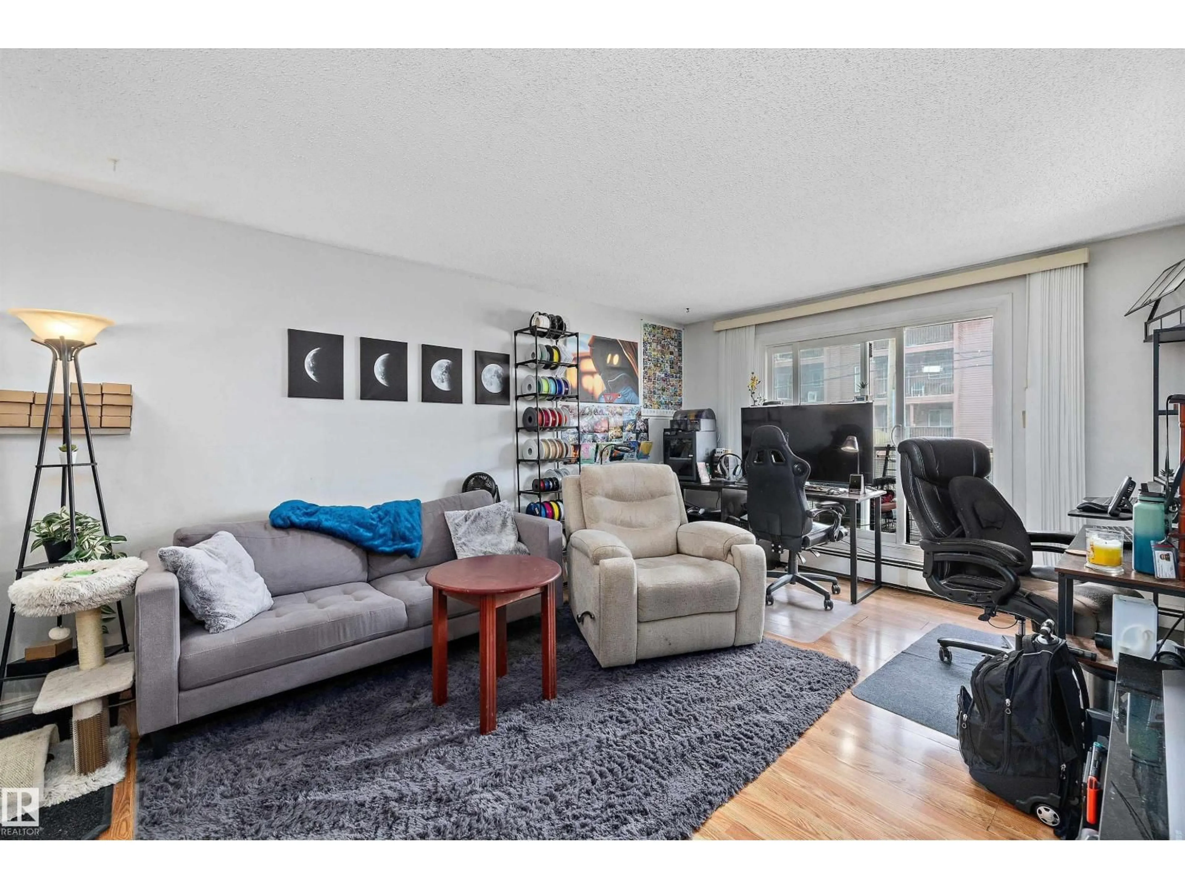 Living room with furniture, unknown for #206 - 10529 93 ST, Edmonton Alberta T8E2C8