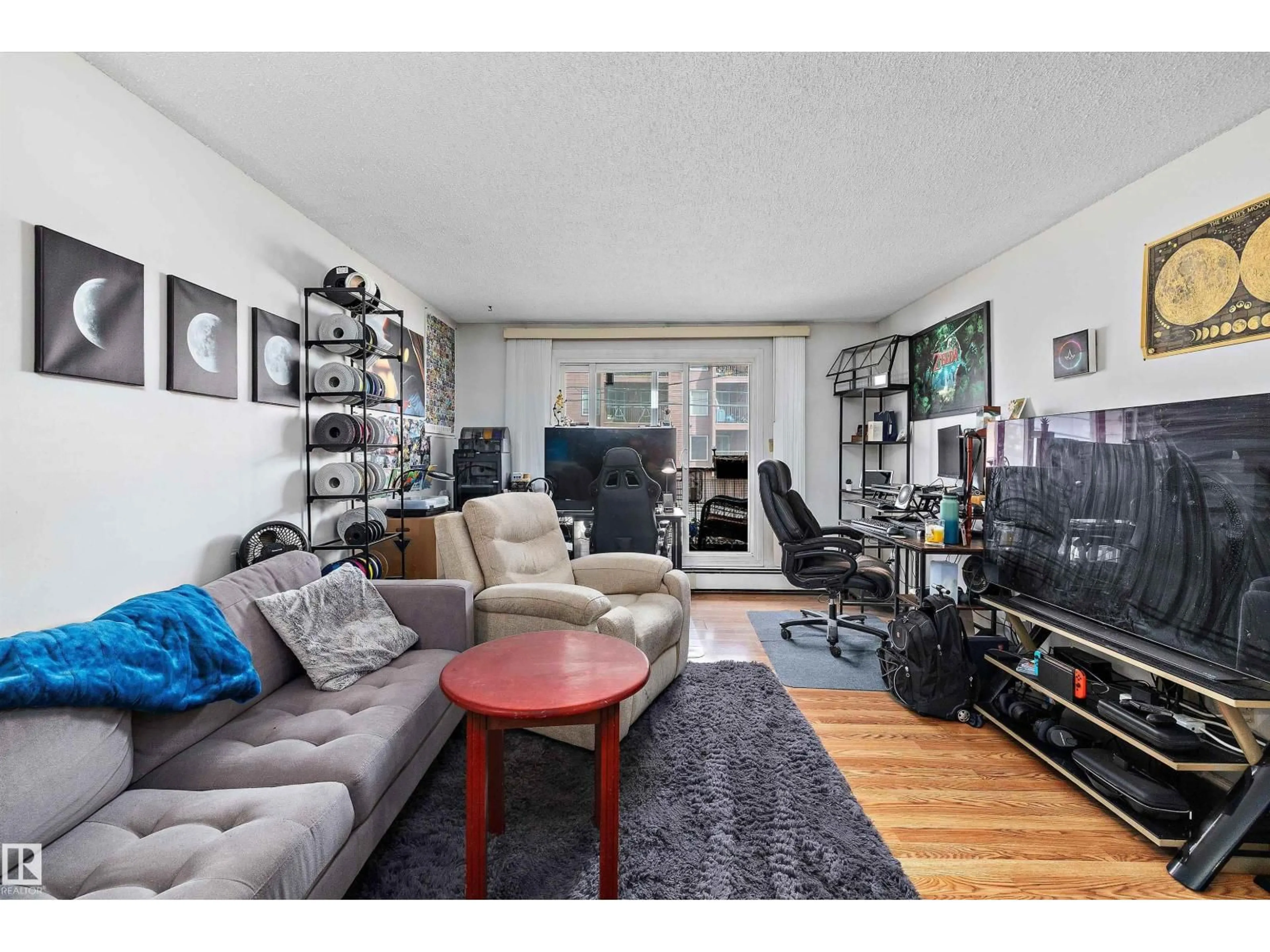 Living room with furniture, unknown for #206 - 10529 93 ST, Edmonton Alberta T8E2C8