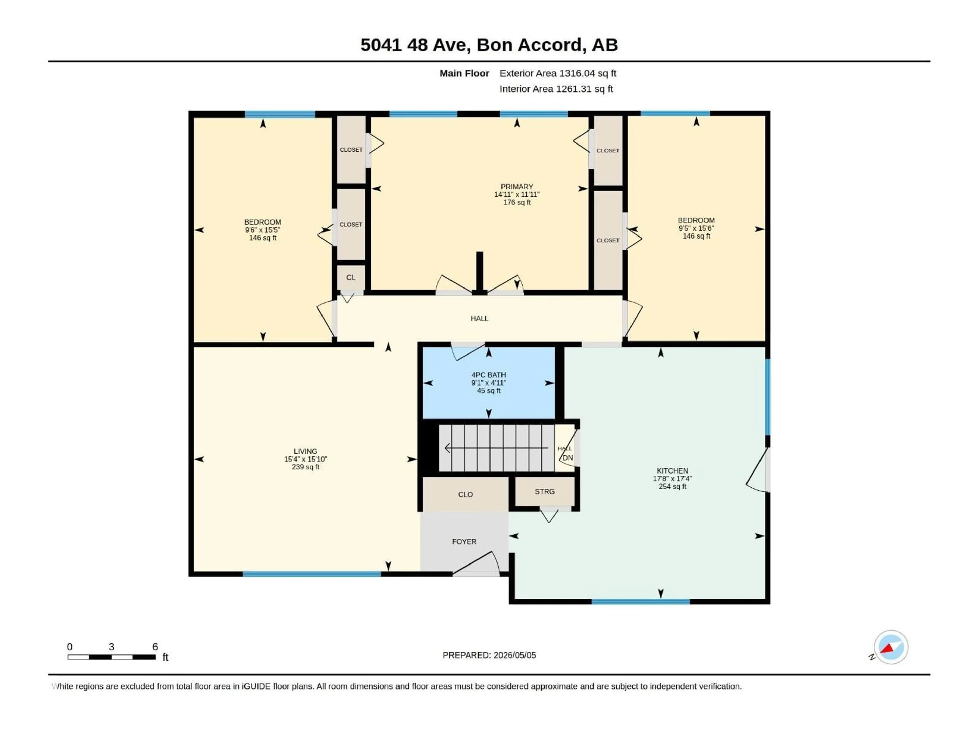 Floor plan for 5041 48 AV, Bon Accord Alberta T0A0K0