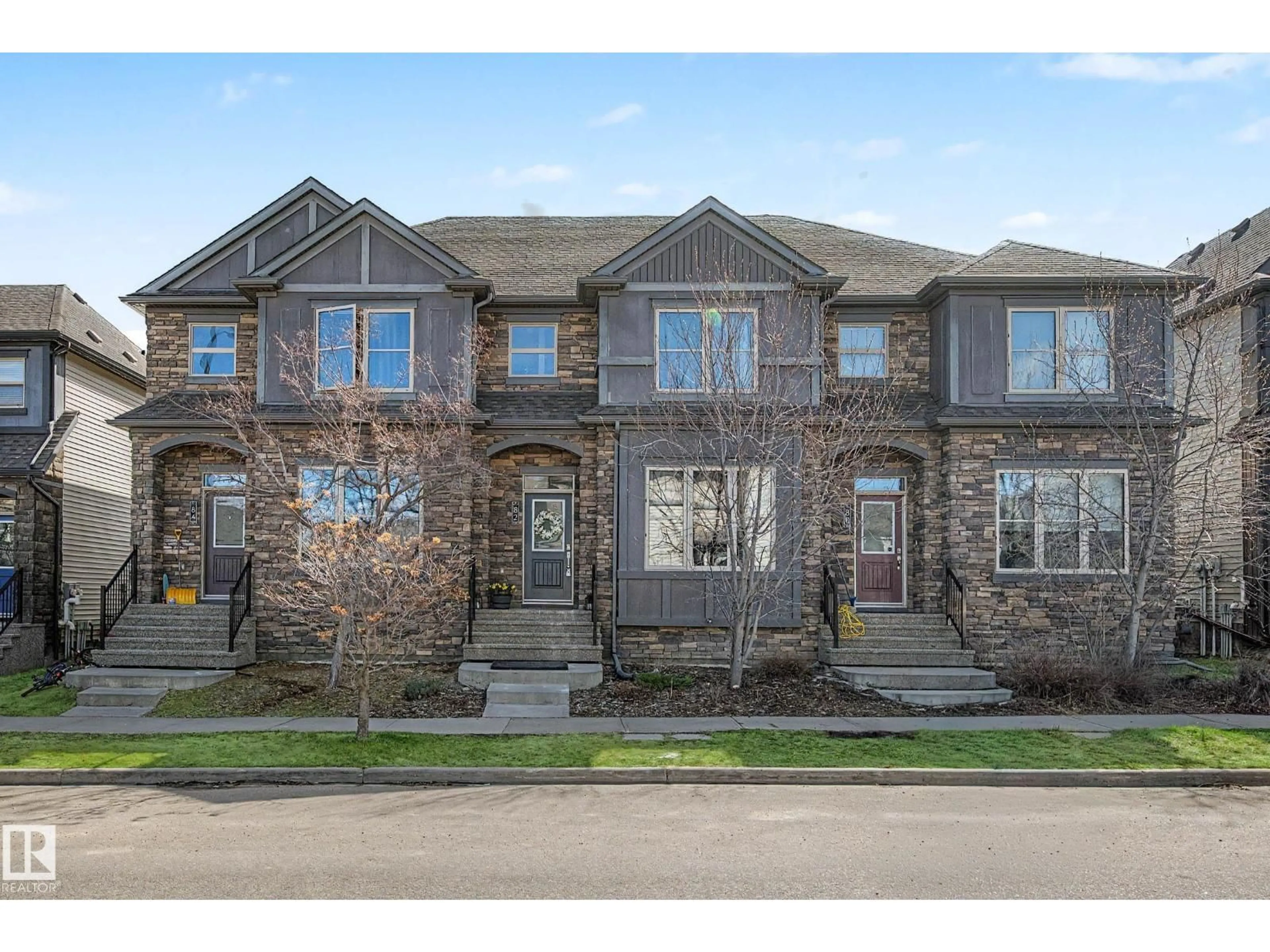 Home with brick exterior material, street for 82 GILMORE WY, Spruce Grove Alberta T7X0M5