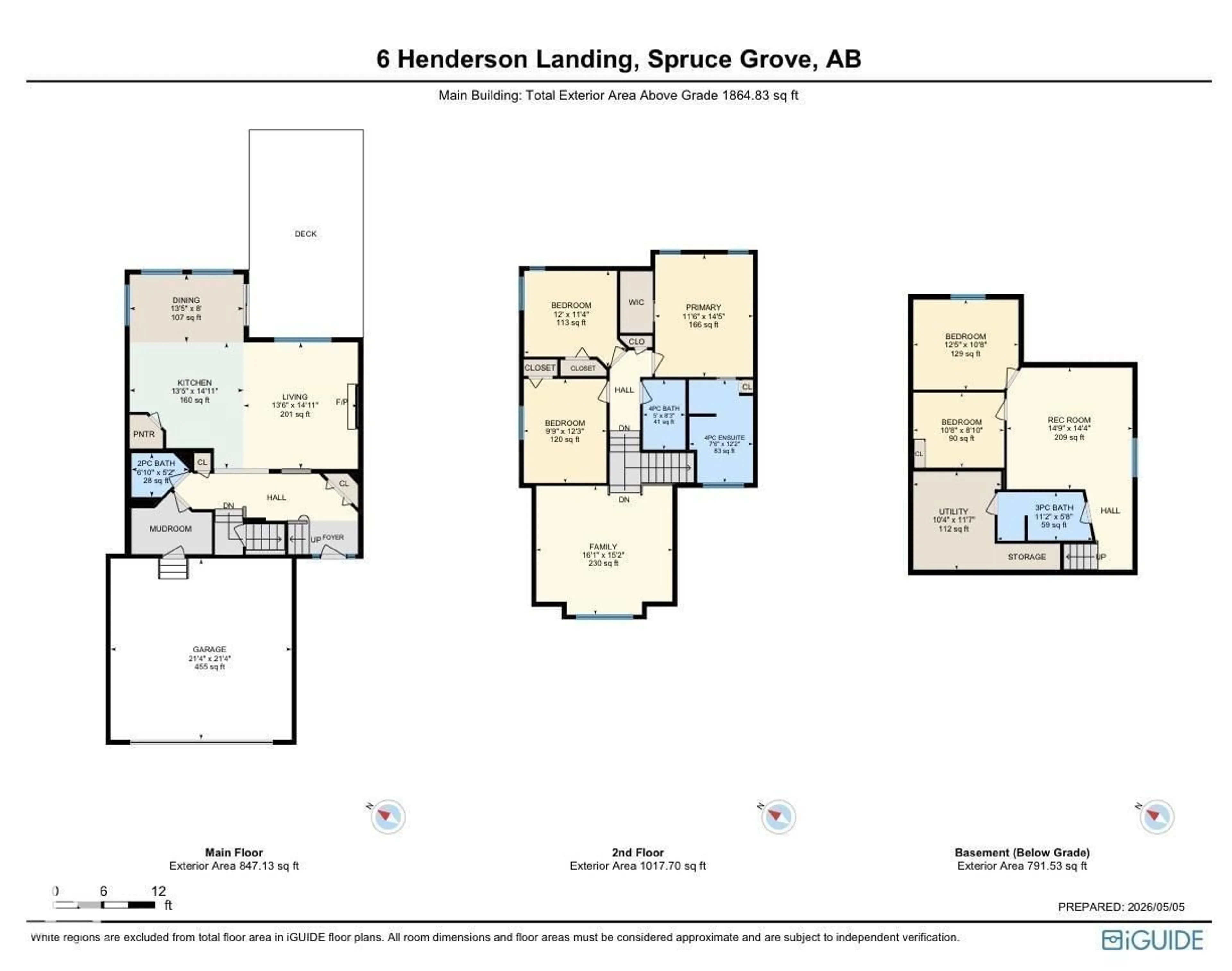 Floor plan for 6 HENDERSON LD, Spruce Grove Alberta T7X0C6